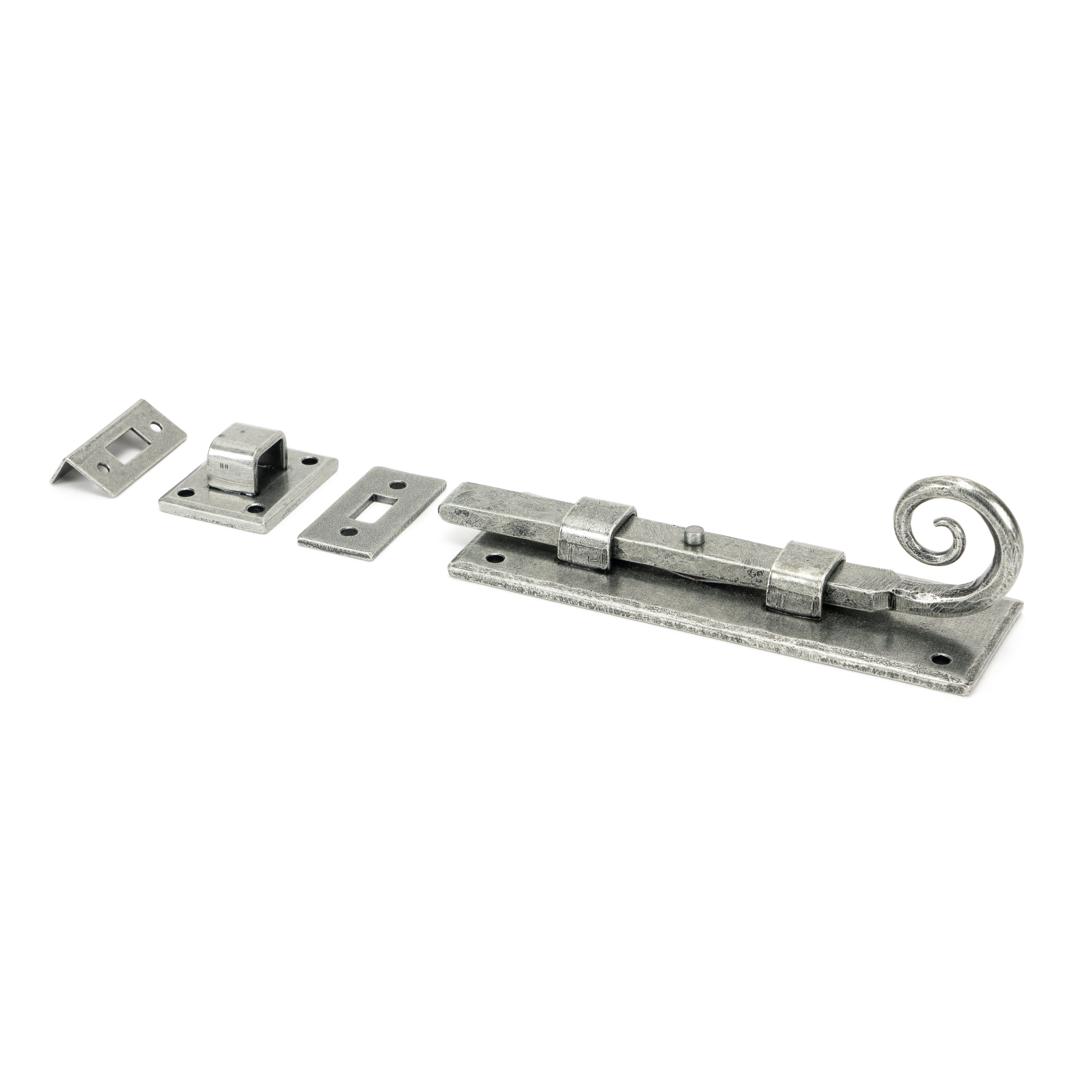 Pewter 6" Monkeytail Universal Bolt | From The Anvil-Bolts-Yester Home