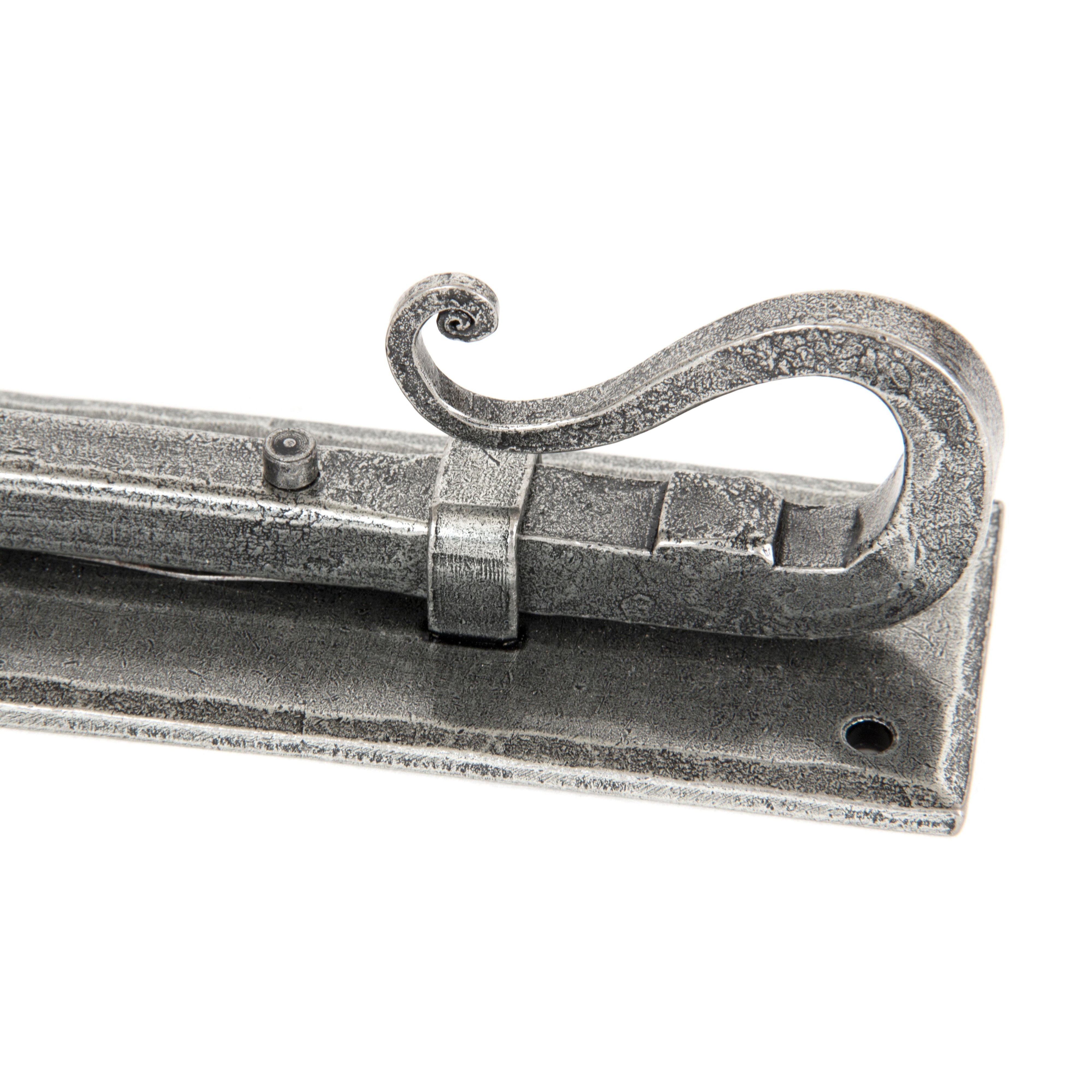 Pewter 6" Shepherd's Crook Universal Bolt | From The Anvil-Bolts-Yester Home