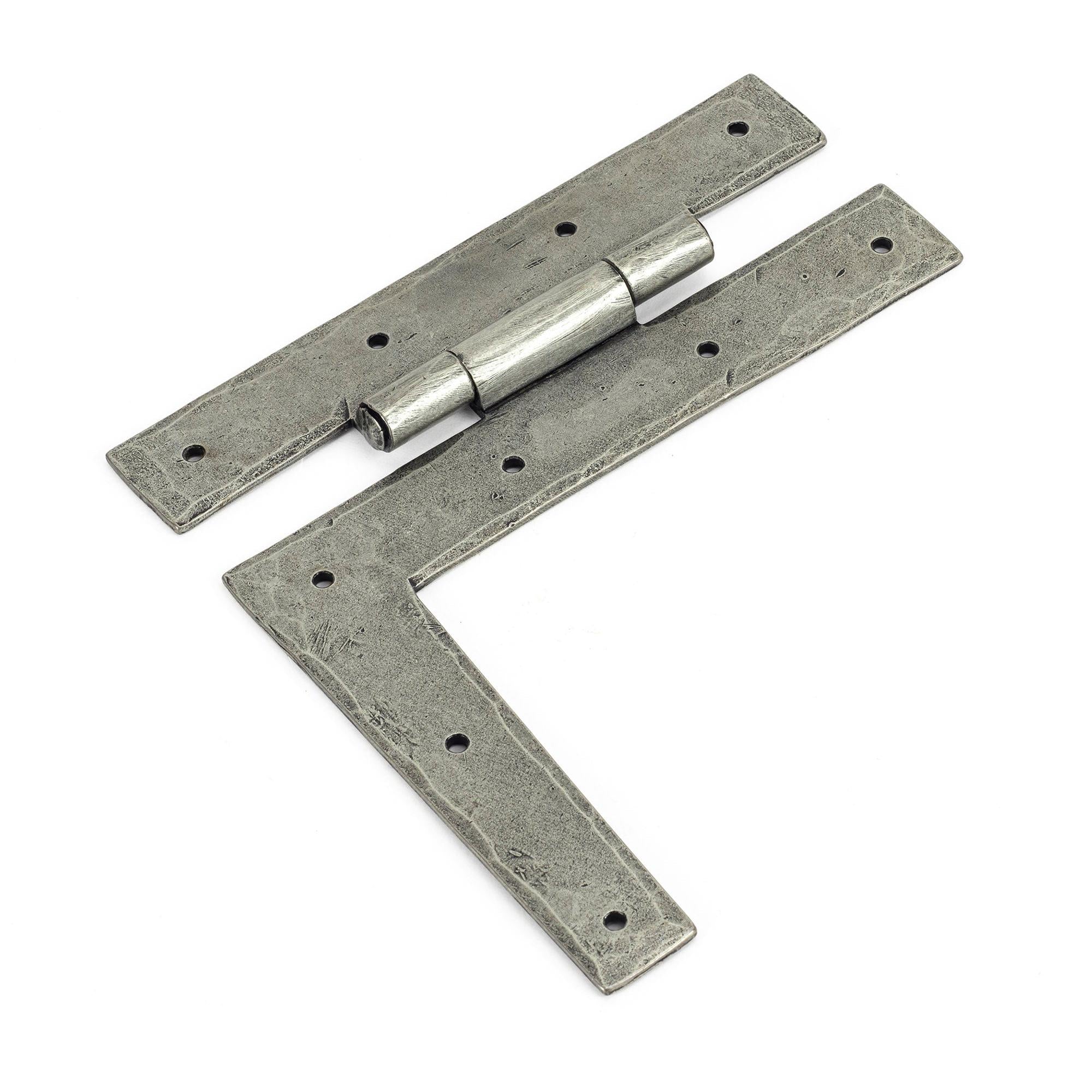 Pewter 7" HL Hinge (pair) | From The Anvil - H & HL Hinges - From The Anvil - Yester Home