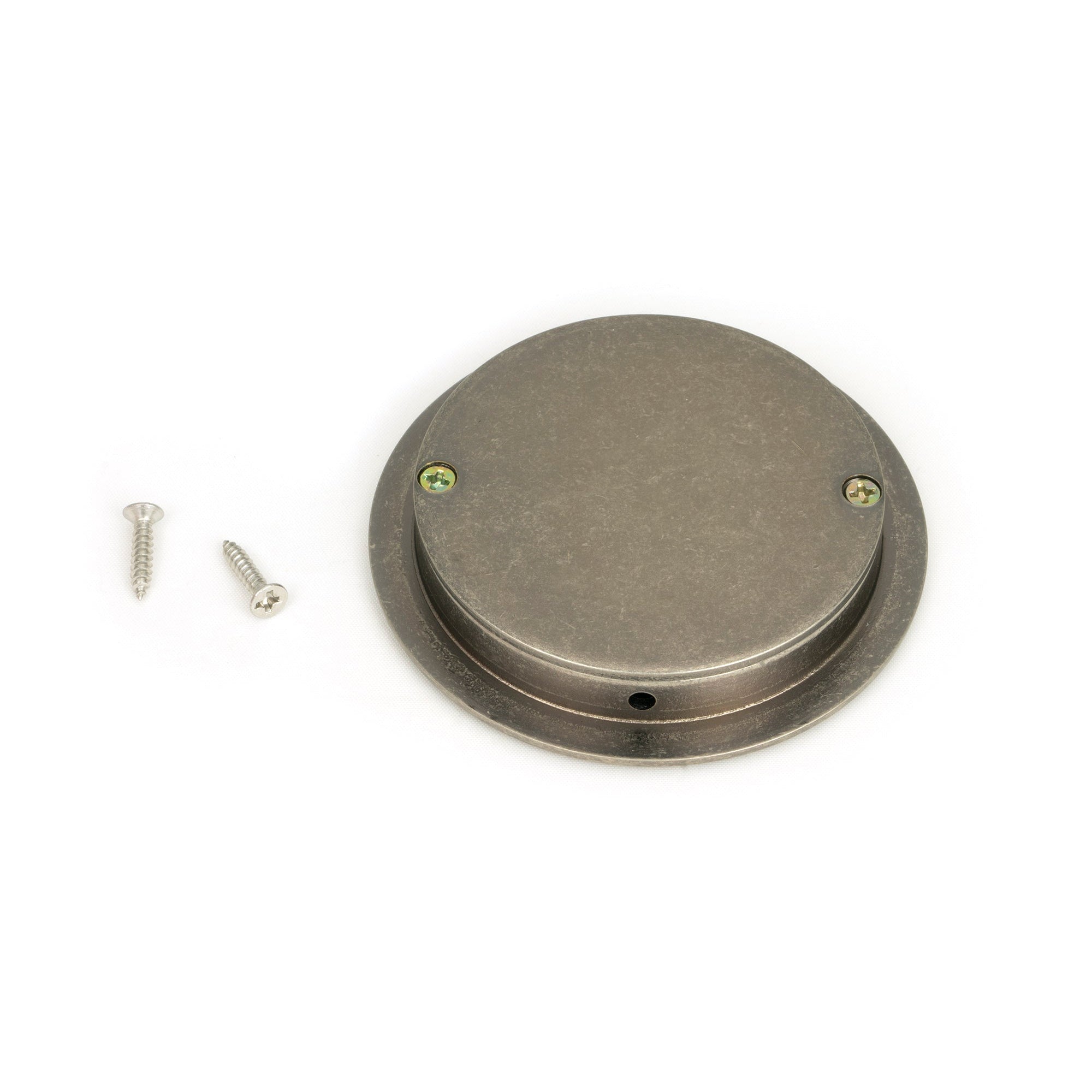 Pewter 75mm Art Deco Round Pull | From The Anvil-Cabinet Pulls-Yester Home