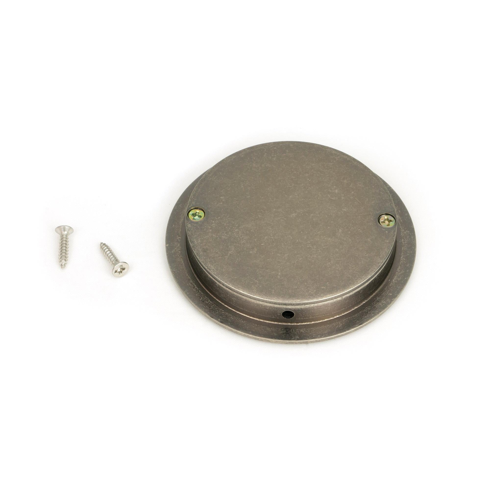 Pewter 75mm Art Deco Round Pull | From The Anvil - Cabinet Pulls - From The Anvil - Yester Home