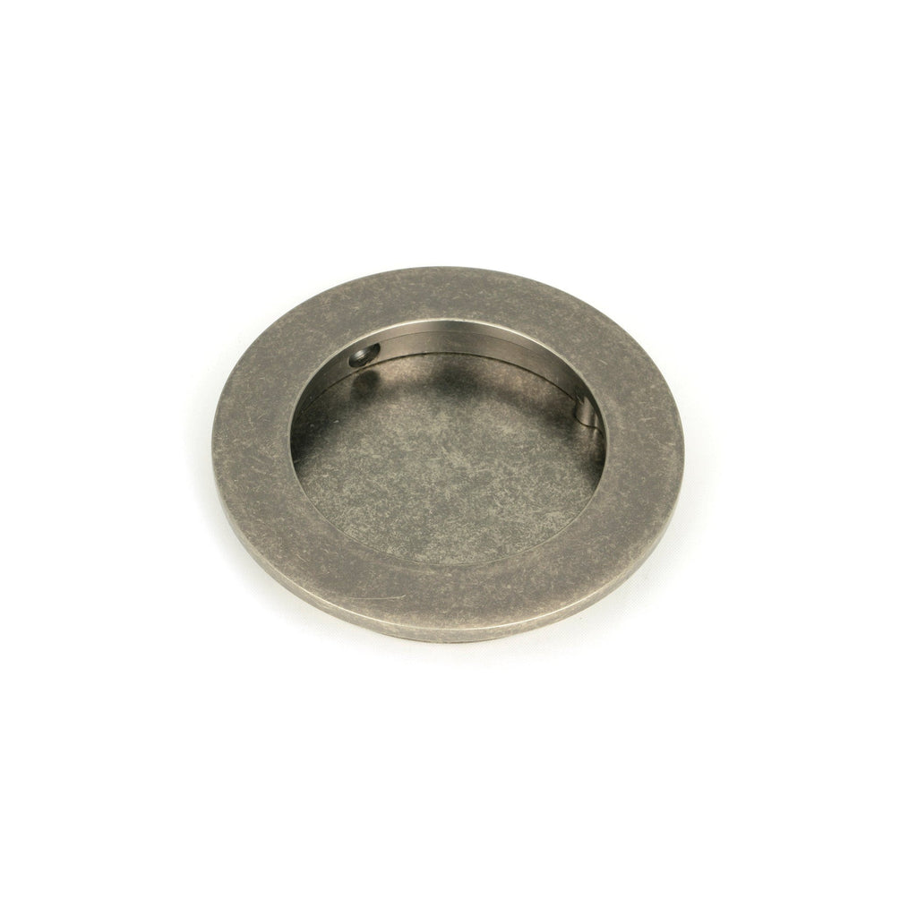 Pewter 75mm Plain Round Pull | From The Anvil-Cabinet Pulls-Yester Home