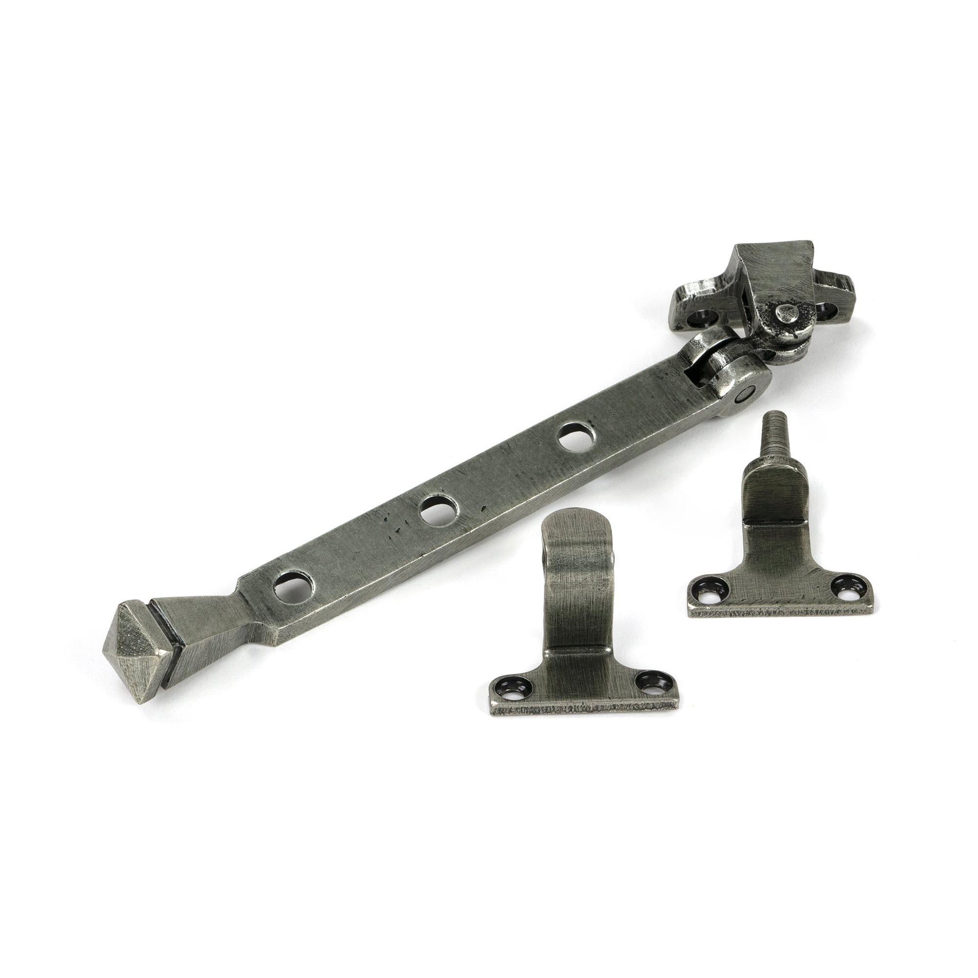 Pewter 8" Avon Stay (Steel Window) - Stays - From The Anvil - Yester Home