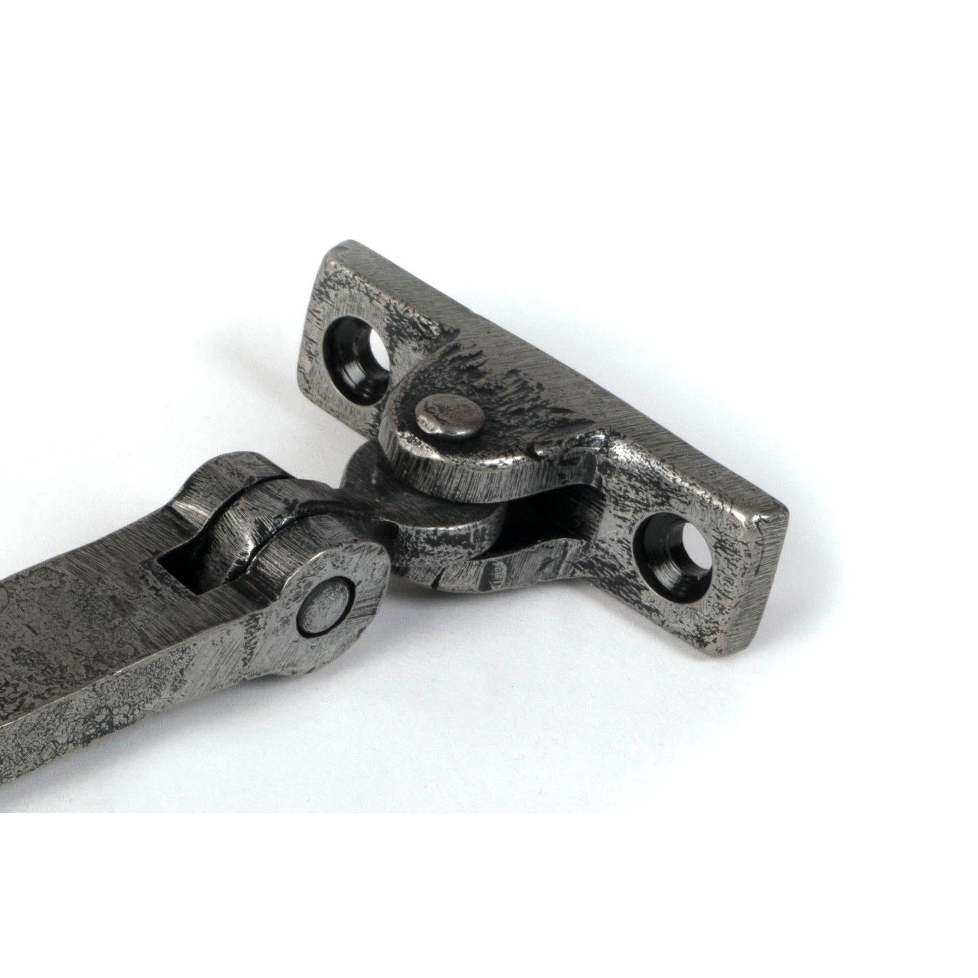 Pewter 8" Hammered Newbury Stay | From The Anvil - Stays - From The Anvil - Yester Home