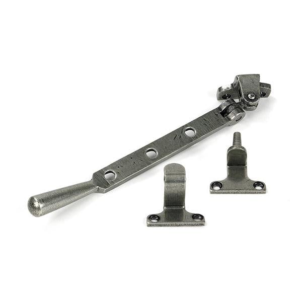 Pewter 8" Newbury Stay (Steel Window) - Stays - From The Anvil - Yester Home