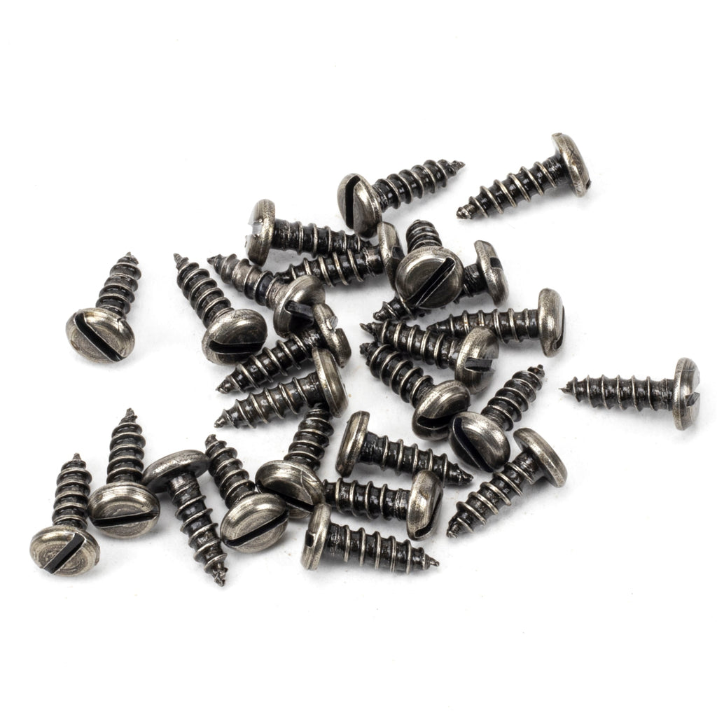 Pewter 8x½" Round Head Screws (25) | From The Anvil-Screws & Bolts-Yester Home