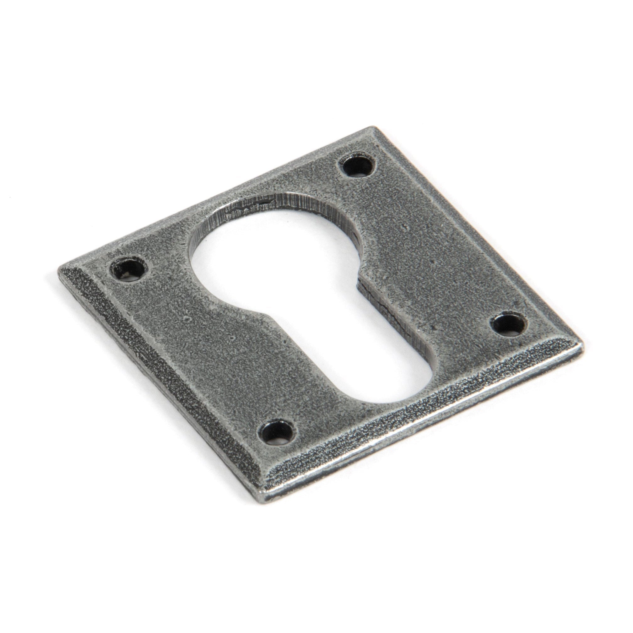 Pewter Avon Euro Escutcheon | From The Anvil-Euro Escutcheons-Yester Home