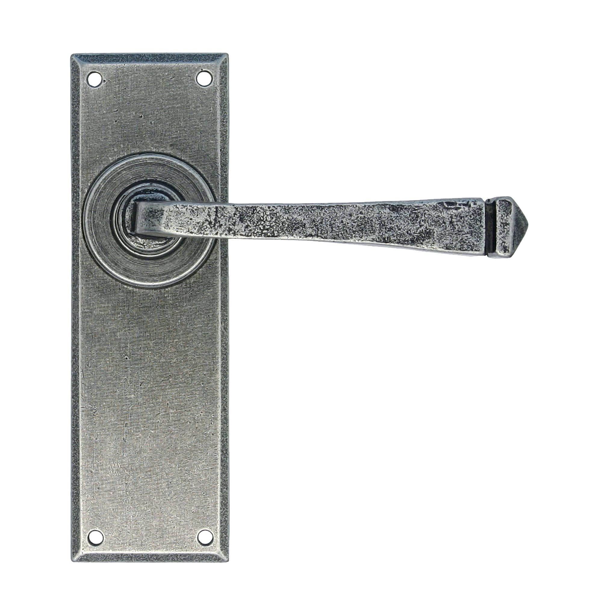 Pewter Avon Lever Latch Set | From The Anvil - Lever Latch - From The Anvil - Yester Home