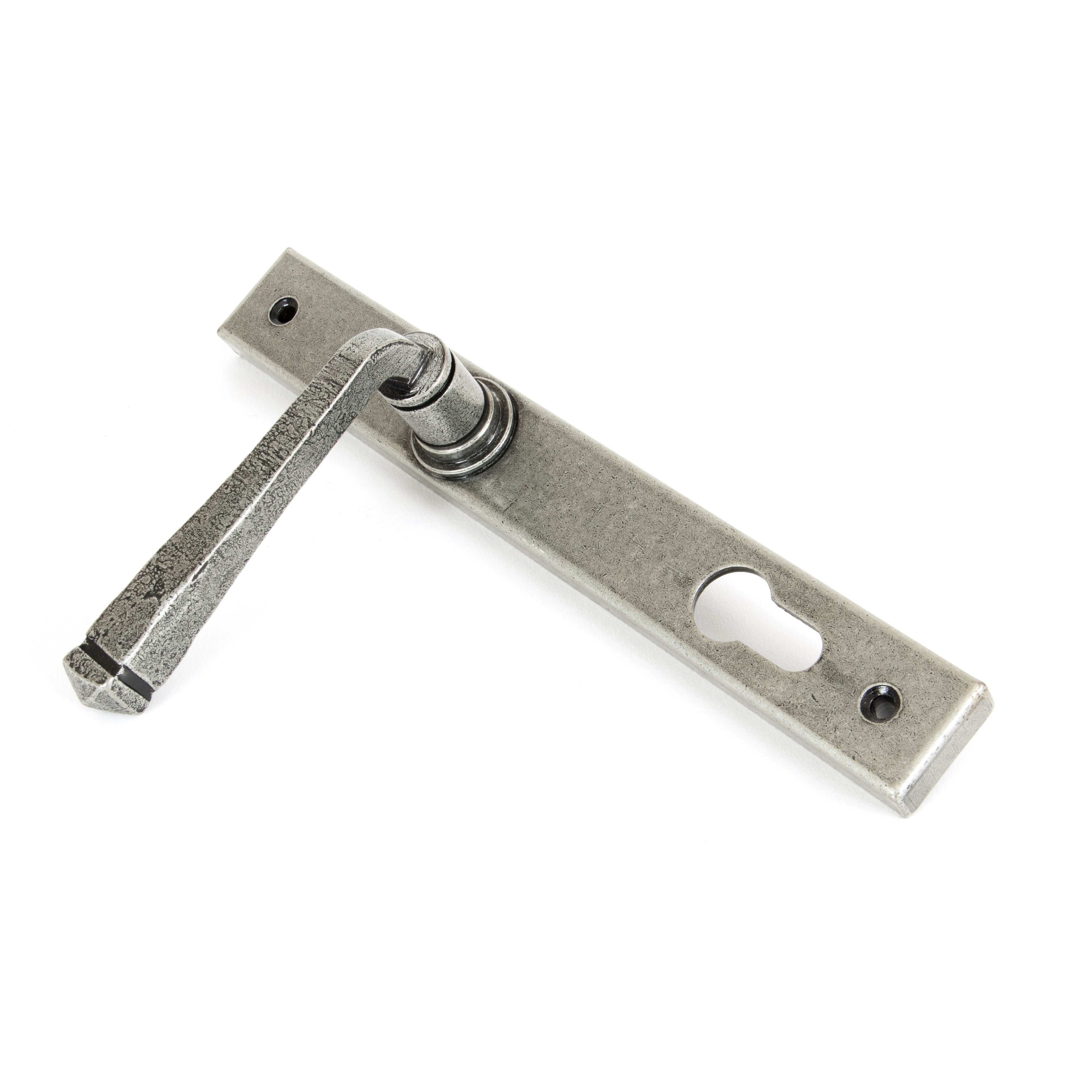 Pewter Avon Slimline Lever Espag. Lock Set | From The Anvil-Espagnolette-Yester Home