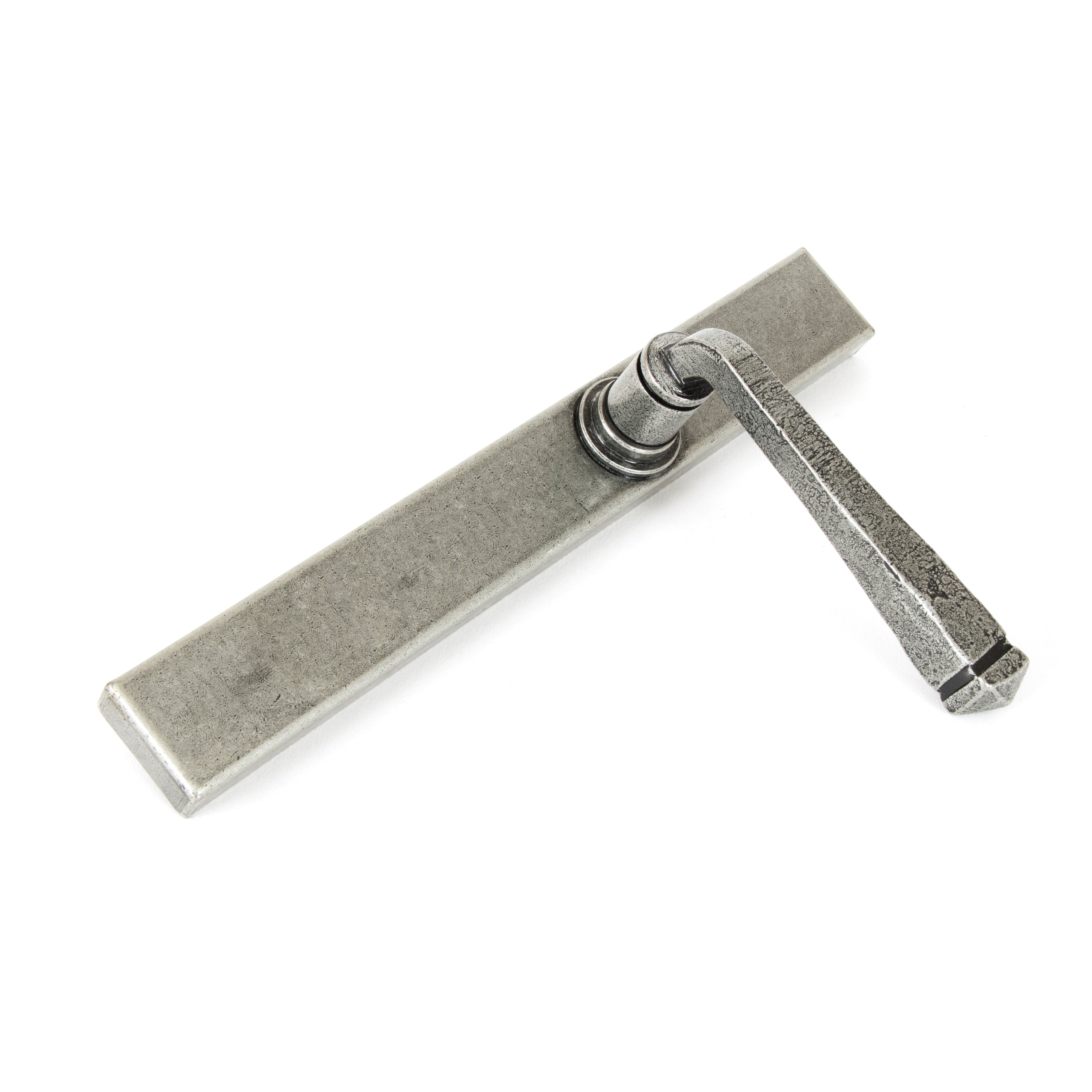 Pewter Avon Slimline Lever Latch Set | From The Anvil-Espagnolette-Yester Home