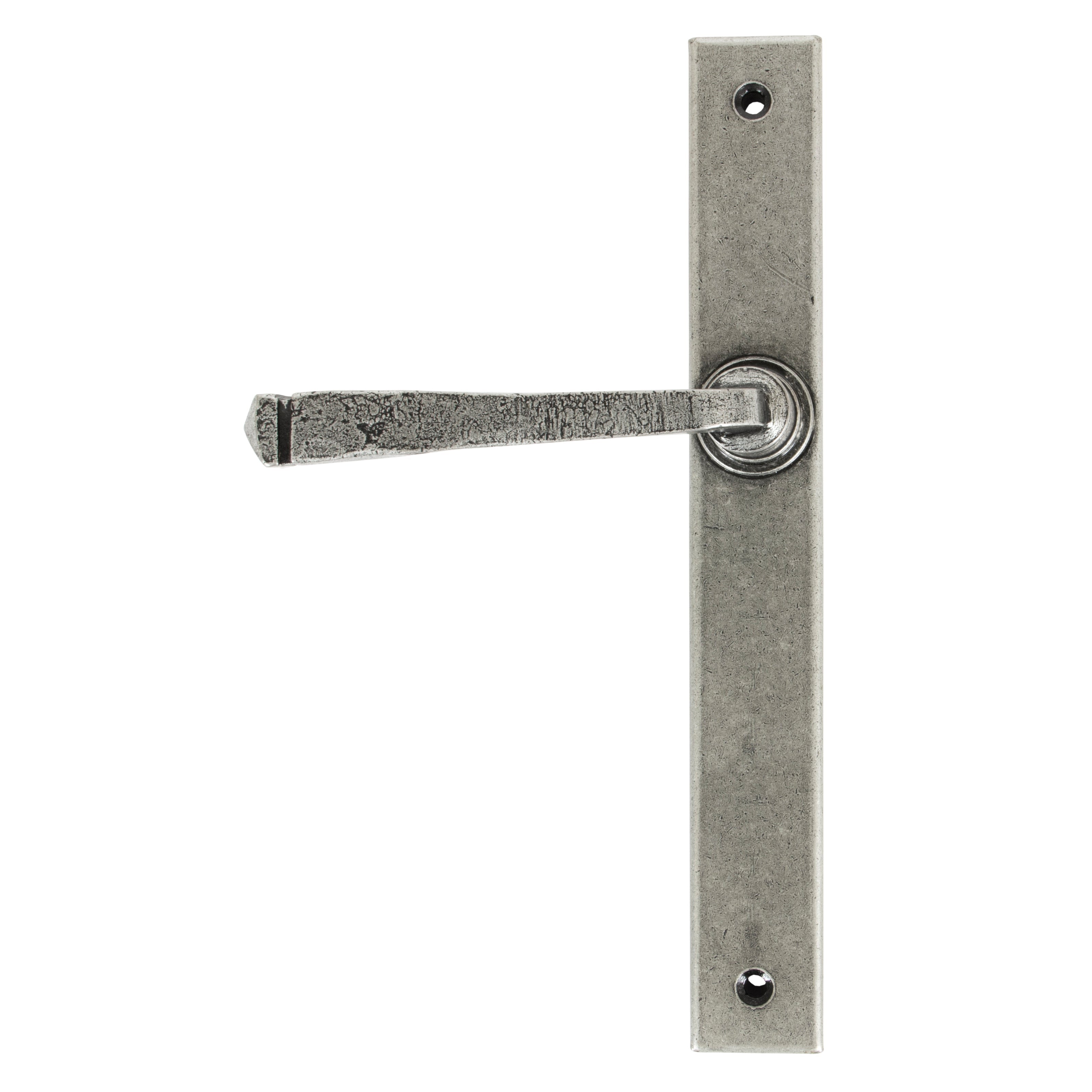 Pewter Avon Slimline Lever Latch Set | From The Anvil-Espagnolette-Yester Home