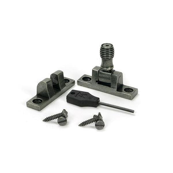Pewter Beehive Brighton Fastener - Narrow (Square) - Brighton Fasteners - From The Anvil - Yester Home