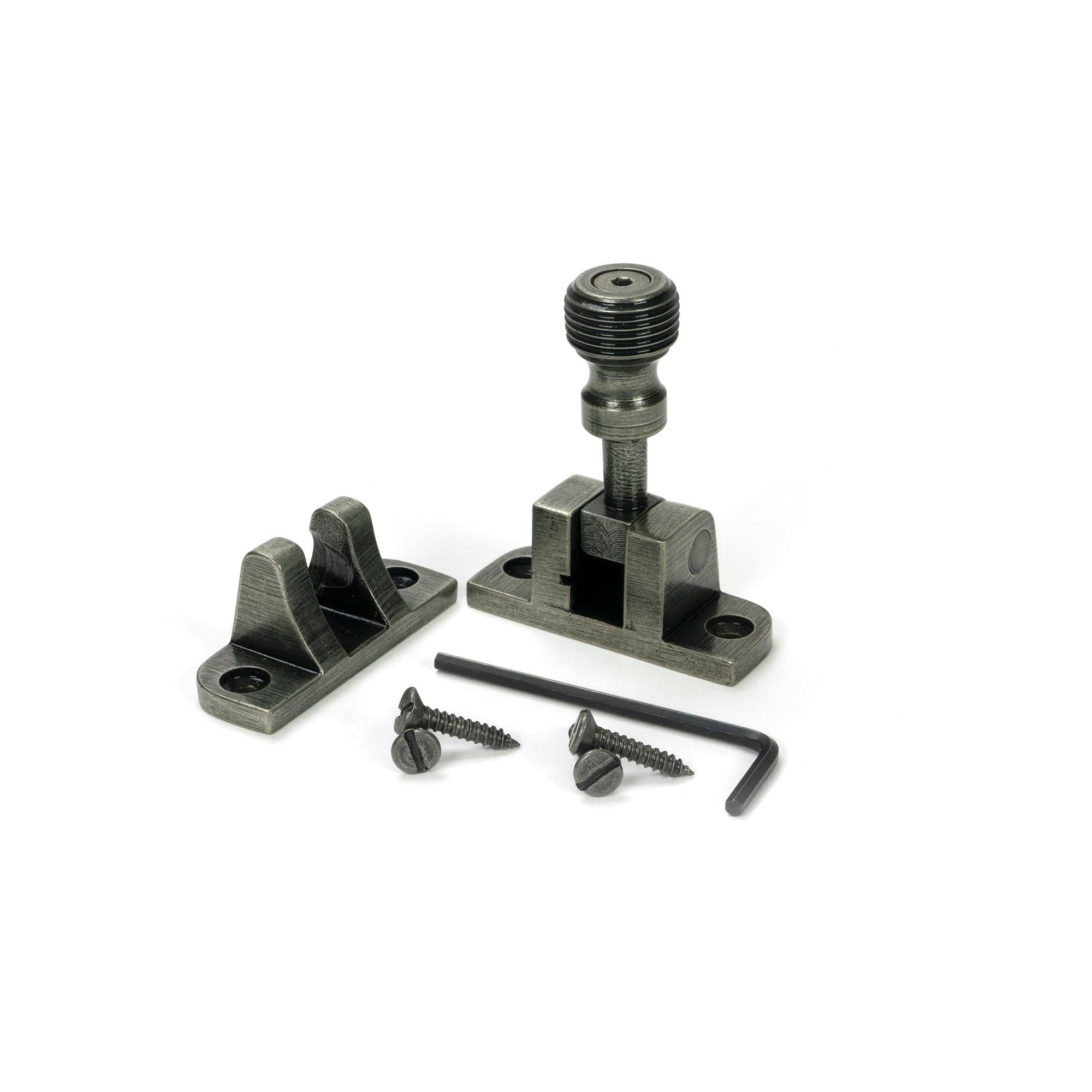 Pewter Beehive Brighton Fastener (Radiused) - Brighton Fasteners - From The Anvil - Yester Home