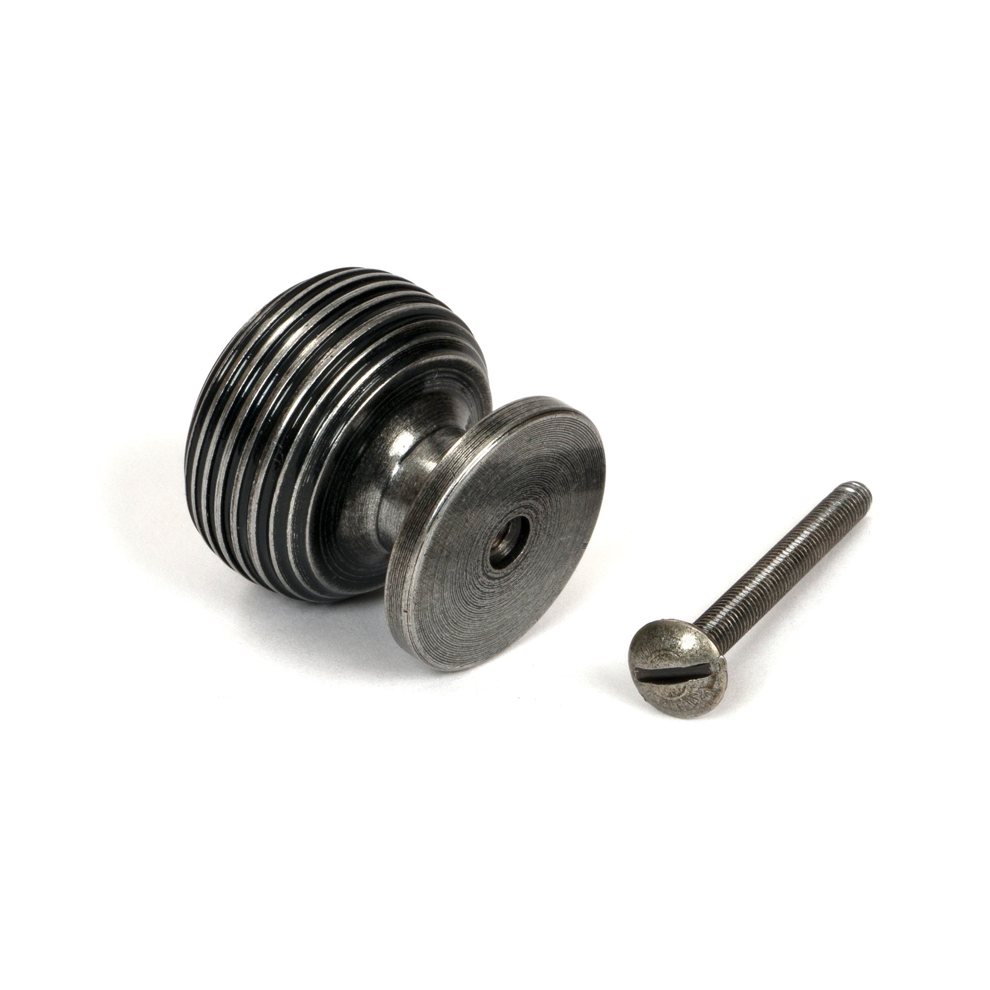 Pewter Beehive Cabinet Knob 30mm | From The Anvil-Cabinet Knobs-Yester Home
