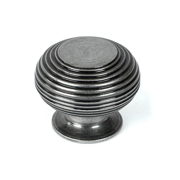 Pewter Beehive Cabinet Knob 40mm | From The Anvil-Cabinet Knobs-Yester Home