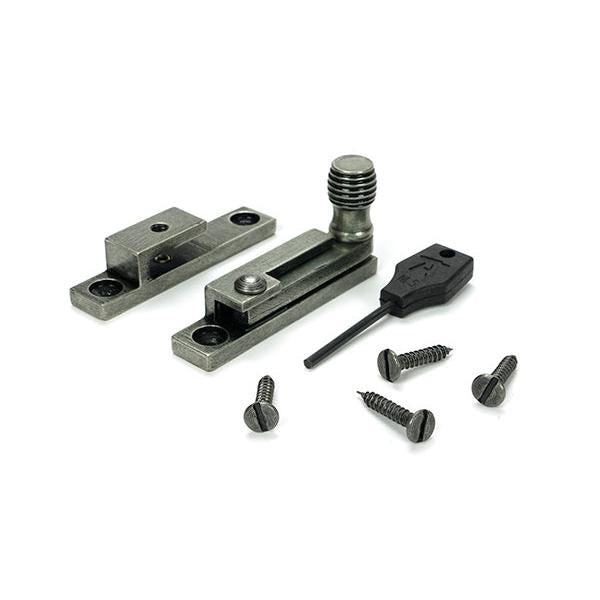 Pewter Beehive Quadrant Fastener - Narrow - Quadrant Fasteners - From The Anvil - Yester Home