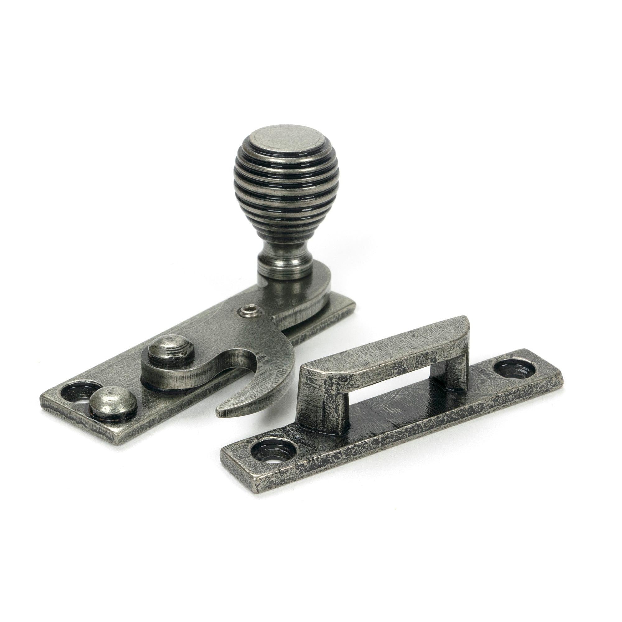 Pewter Beehive Sash Hook Fastener - Sash Hook Fasteners - From The Anvil - Yester Home