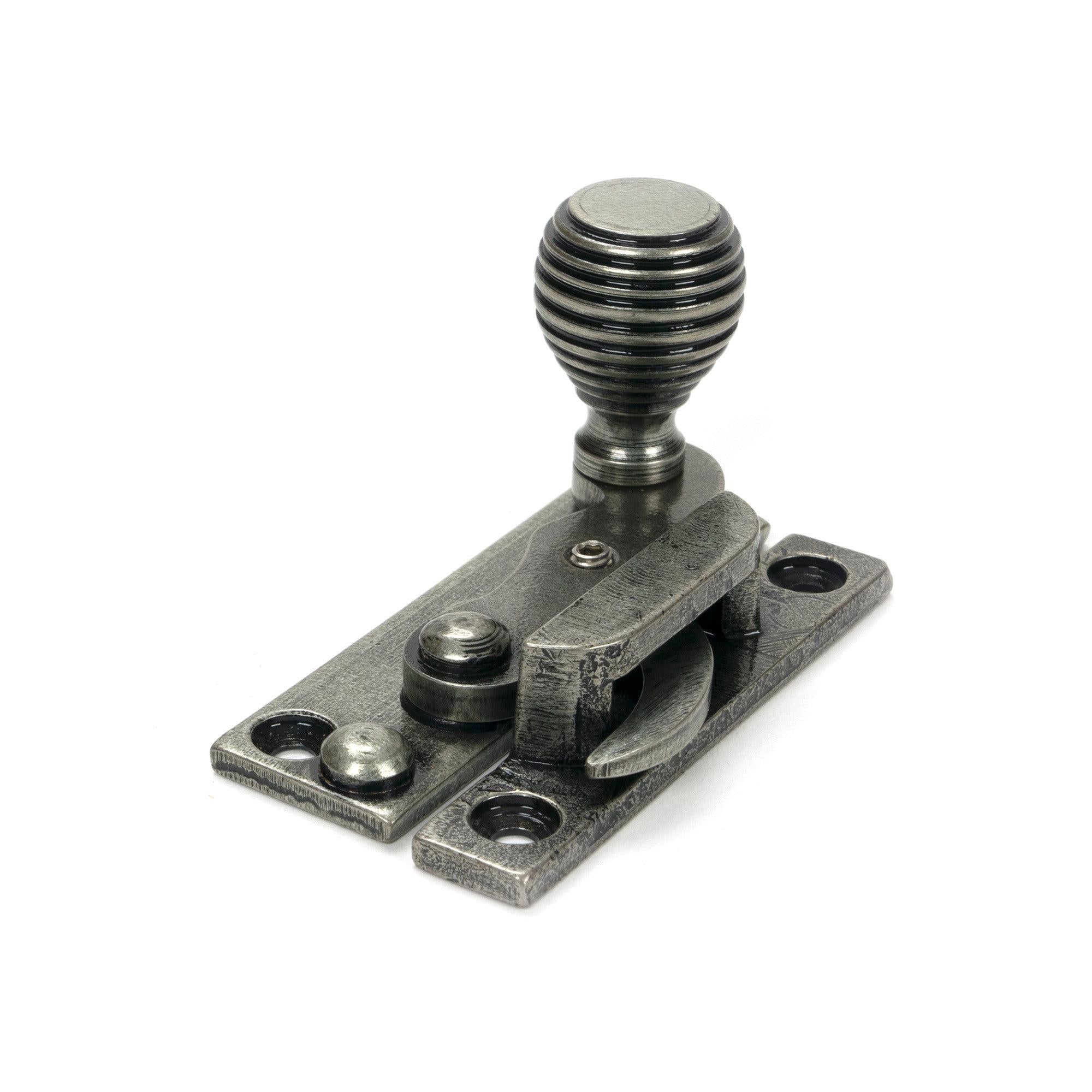 Pewter Beehive Sash Hook Fastener - Sash Hook Fasteners - From The Anvil - Yester Home