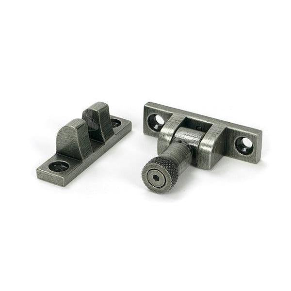 Pewter Brompton Brighton Fastener - Narrow (Square) - Brighton Fasteners - From The Anvil - Yester Home
