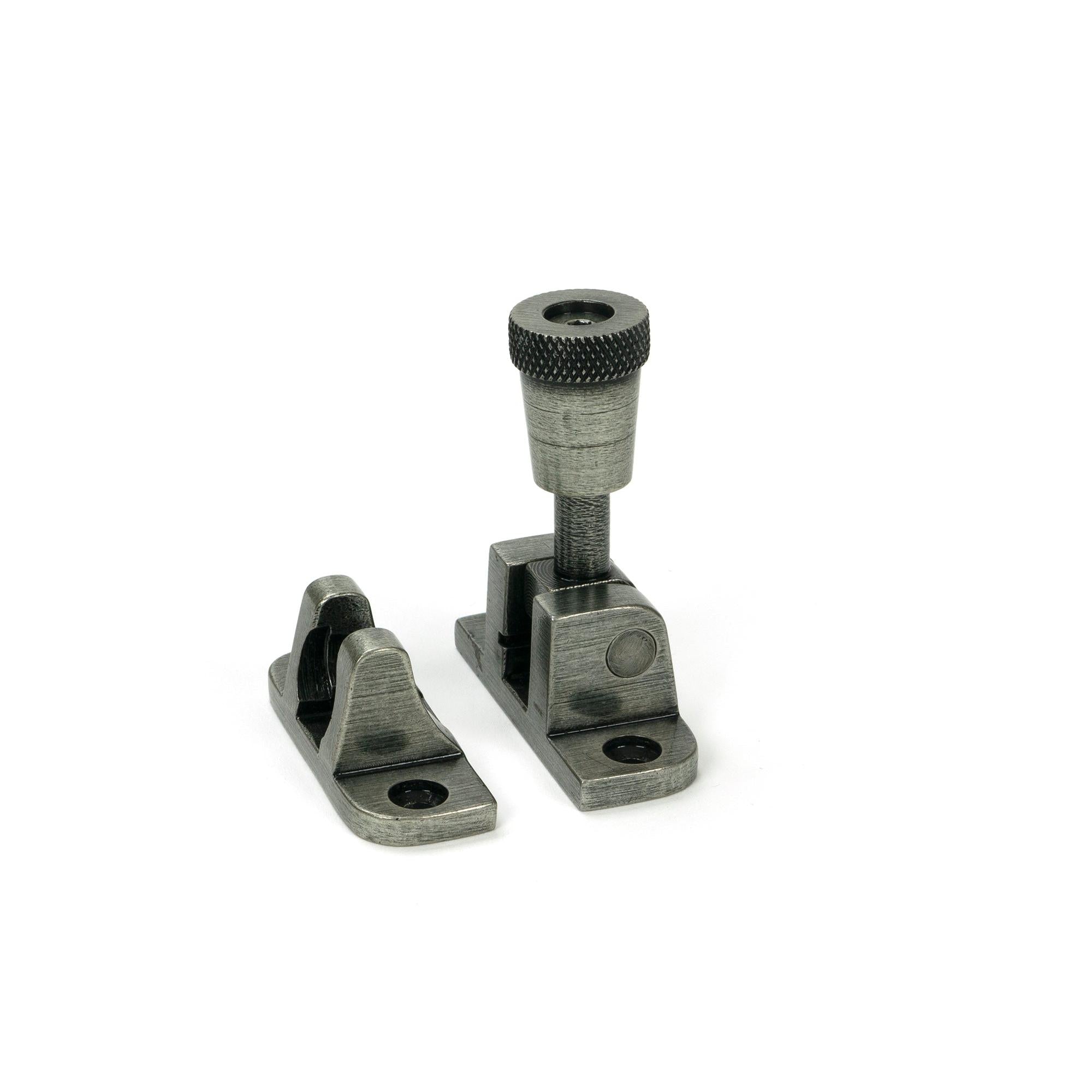 Pewter Brompton Brighton Fastener (Radiused) - Brighton Fasteners - From The Anvil - Yester Home