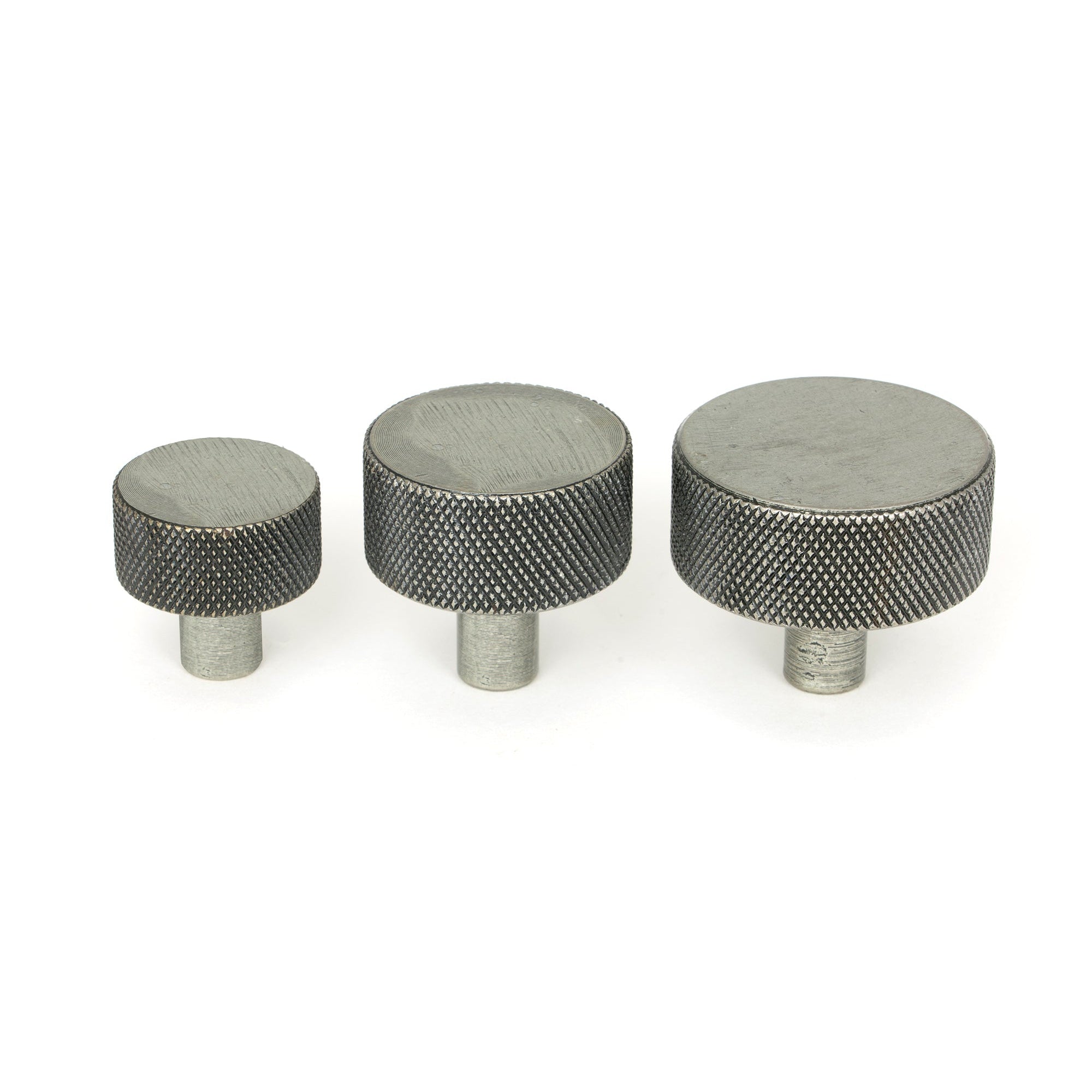 Pewter Brompton Cabinet Knob - 38mm (No rose) | From The Anvil-Cabinet Knobs-Yester Home