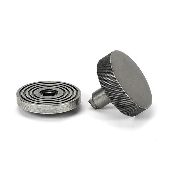 Pewter Brompton Centre Door Knob (Beehive) | From The Anvil-Centre Door Knobs-Yester Home