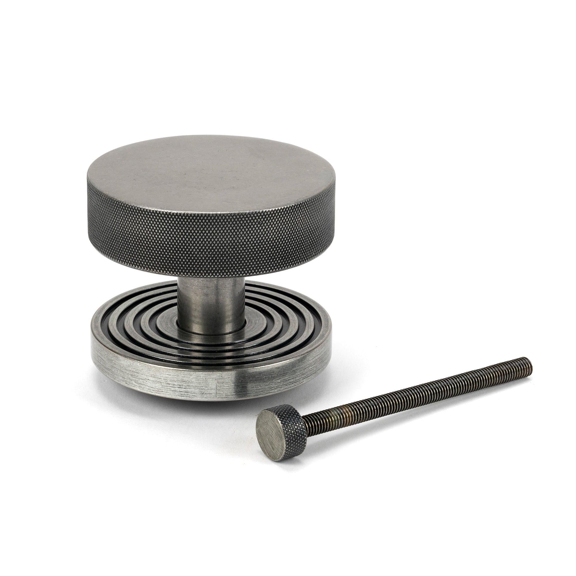 Pewter Brompton Centre Door Knob (Beehive) | From The Anvil - Centre Door Knobs - From The Anvil - Yester Home
