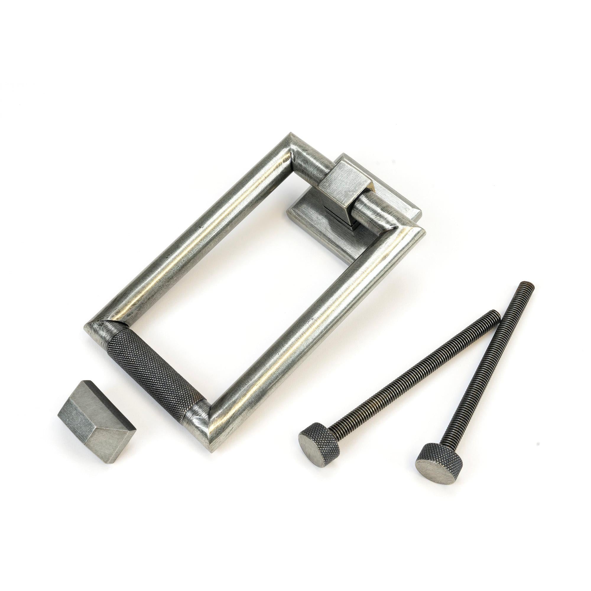 Pewter Brompton Door Knocker | From The Anvil - Bolt-Through Door Knockers - From The Anvil - Yester Home