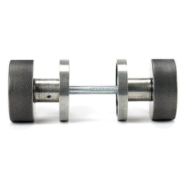 Pewter Brompton Mortice/Rim Knob Set (Beehive) | From The Anvil-Mortice Knobs-Yester Home