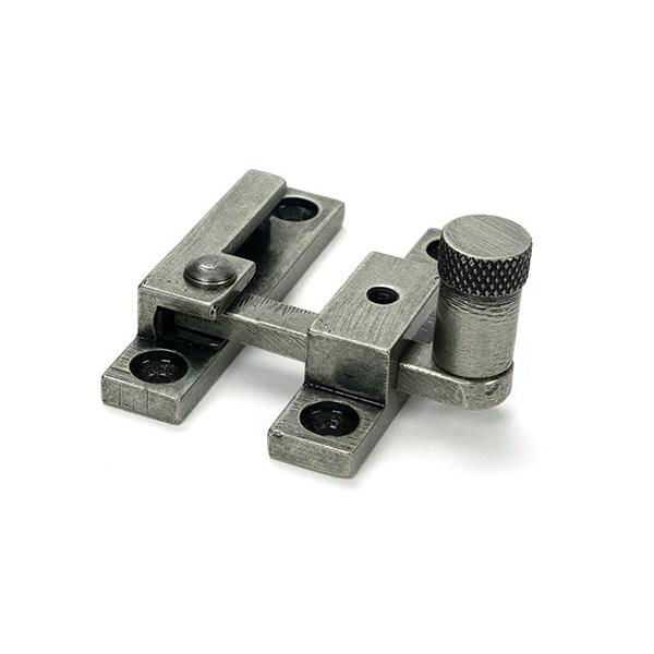 Pewter Brompton Quadrant Fastener - Narrow - Quadrant Fasteners - From The Anvil - Yester Home