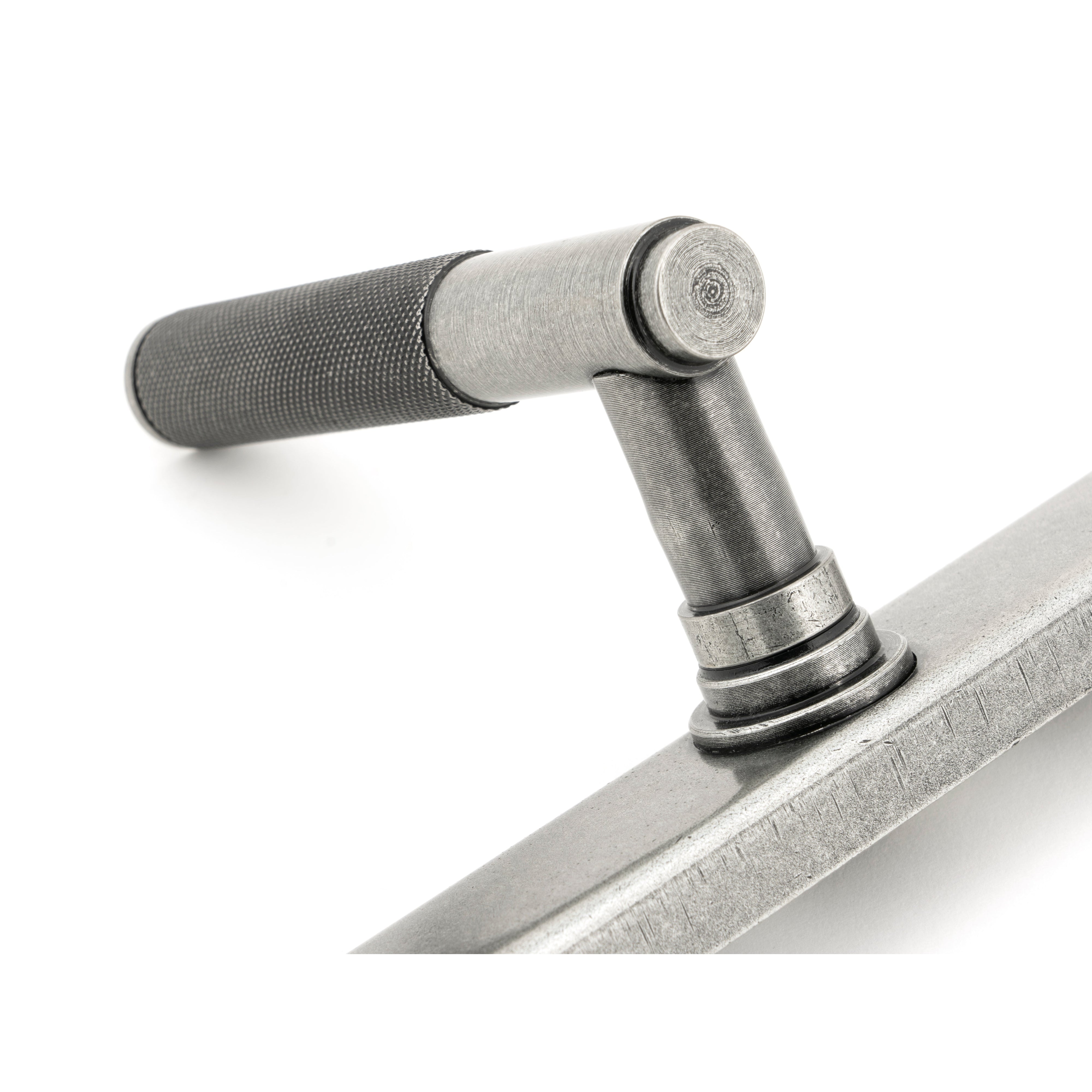 Pewter Brompton Slimline Lever Espag. Lock Set | From The Anvil-Espagnolette-Yester Home