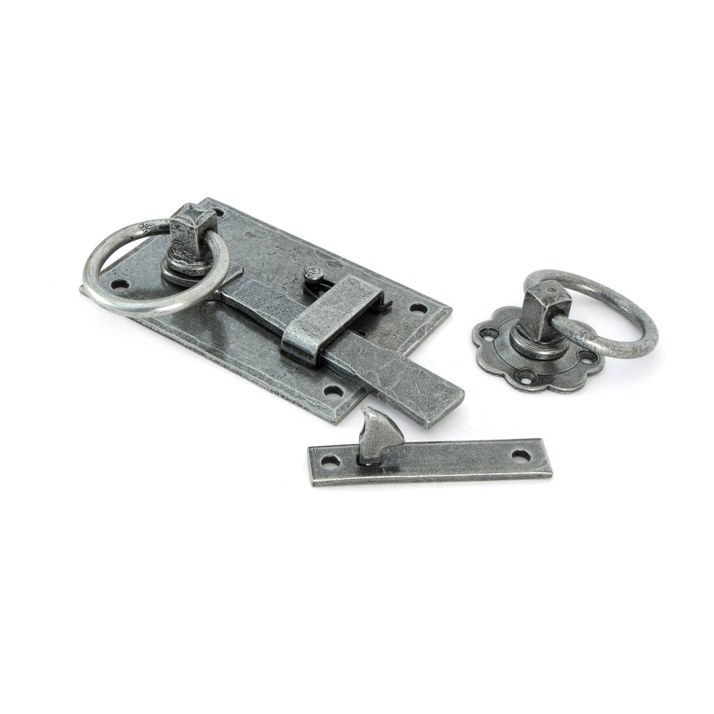 Pewter Cottage Latch - LH | From The Anvil-Latches-Yester Home
