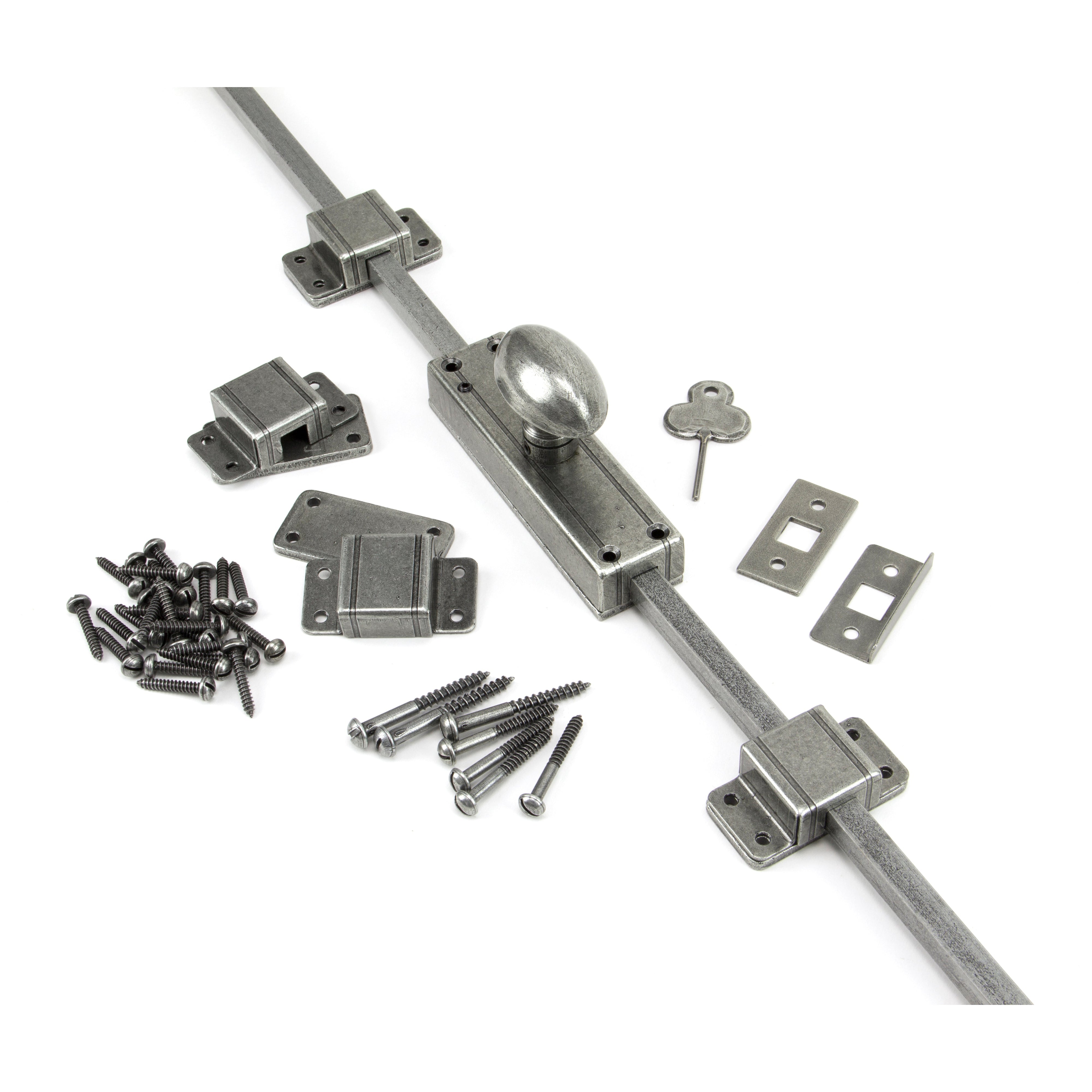 Pewter Cremone Bolt | From The Anvil-Bolts-Yester Home