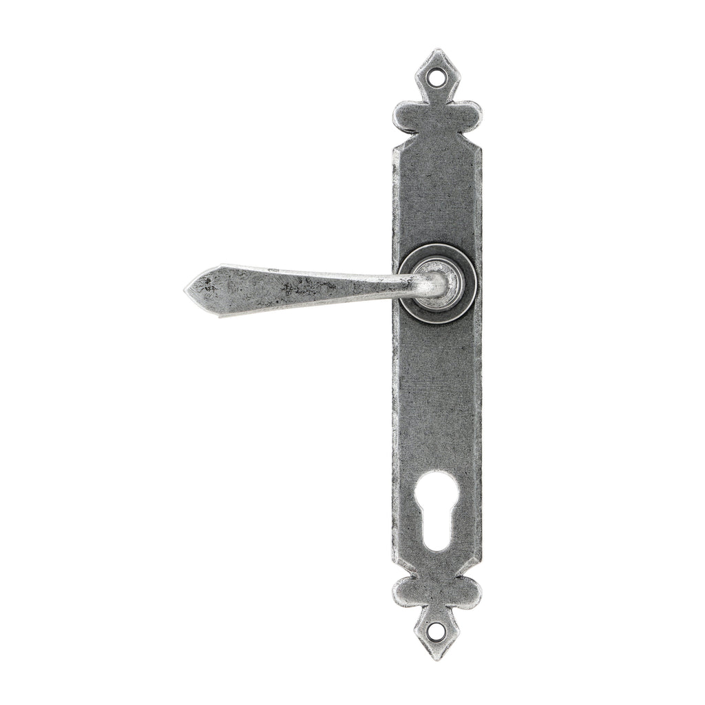 Pewter Cromwell Lever Espag. Lock Set | From The Anvil-Espagnolette-Yester Home