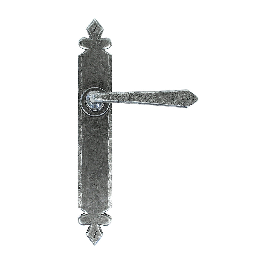 Pewter Cromwell Lever Latch Set | From The Anvil-Lever Latch-Yester Home