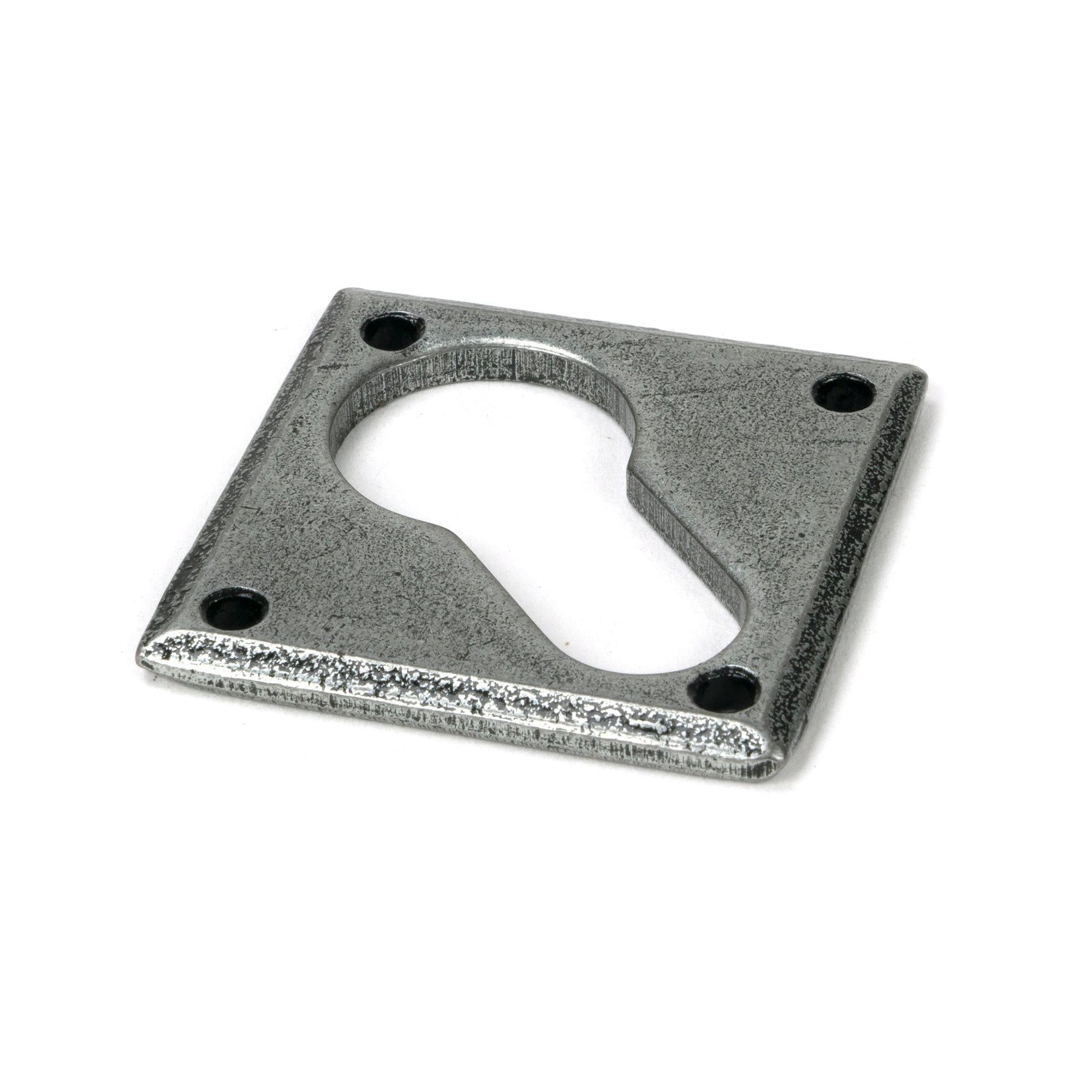 Pewter Diamond Euro Escutcheon | From The Anvil - Euro Escutcheons - From The Anvil - Yester Home