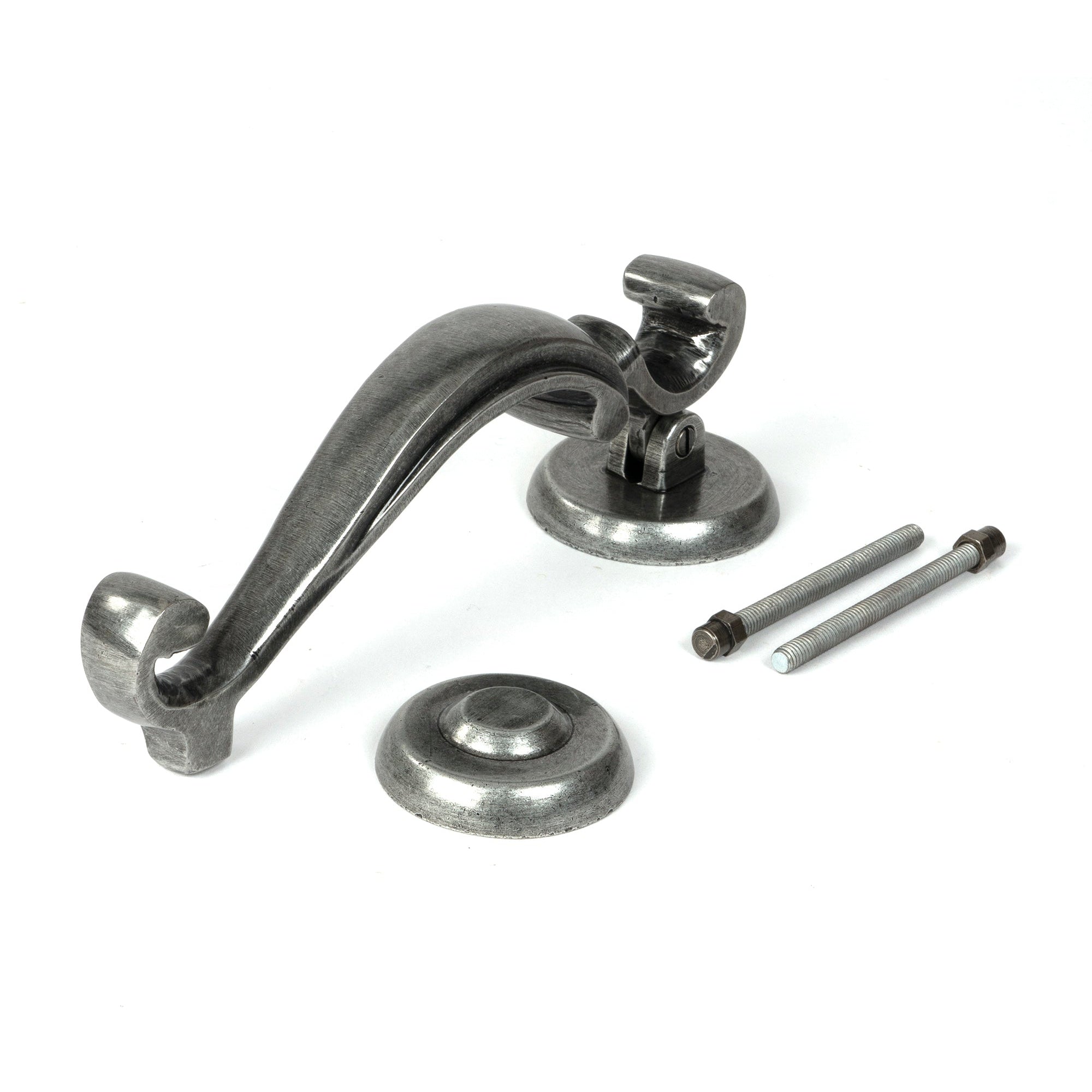 Pewter Doctors Door Knocker | From The Anvil-Bolt-Through Door Knockers-Yester Home