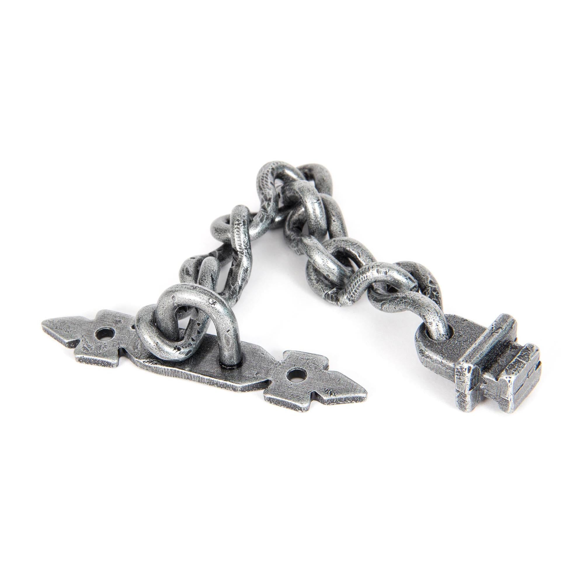 Pewter Door Chain | From The Anvil - Security - From The Anvil - Yester Home