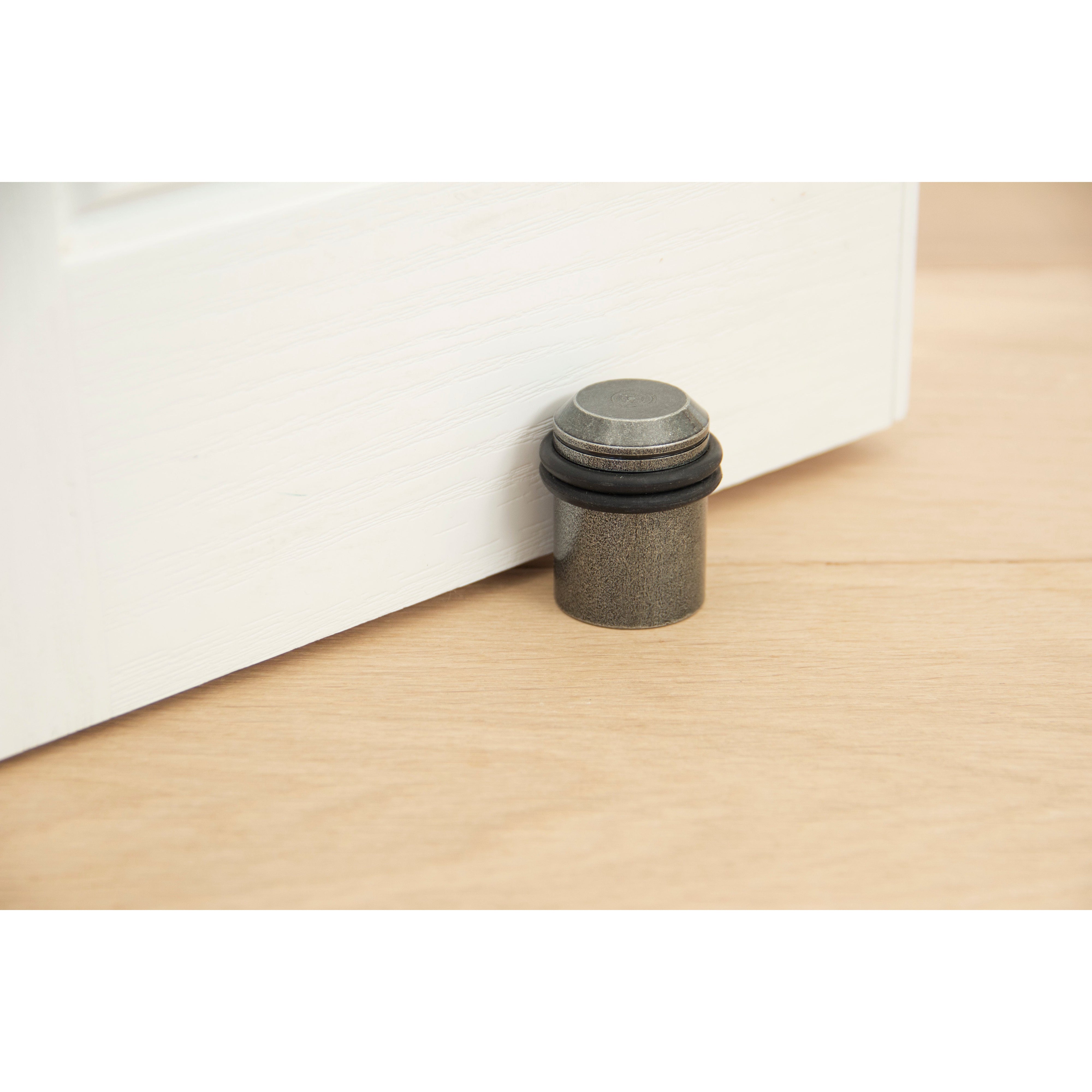 Pewter Floor Mounted Door Stop | From The Anvil-Door Stops-Yester Home
