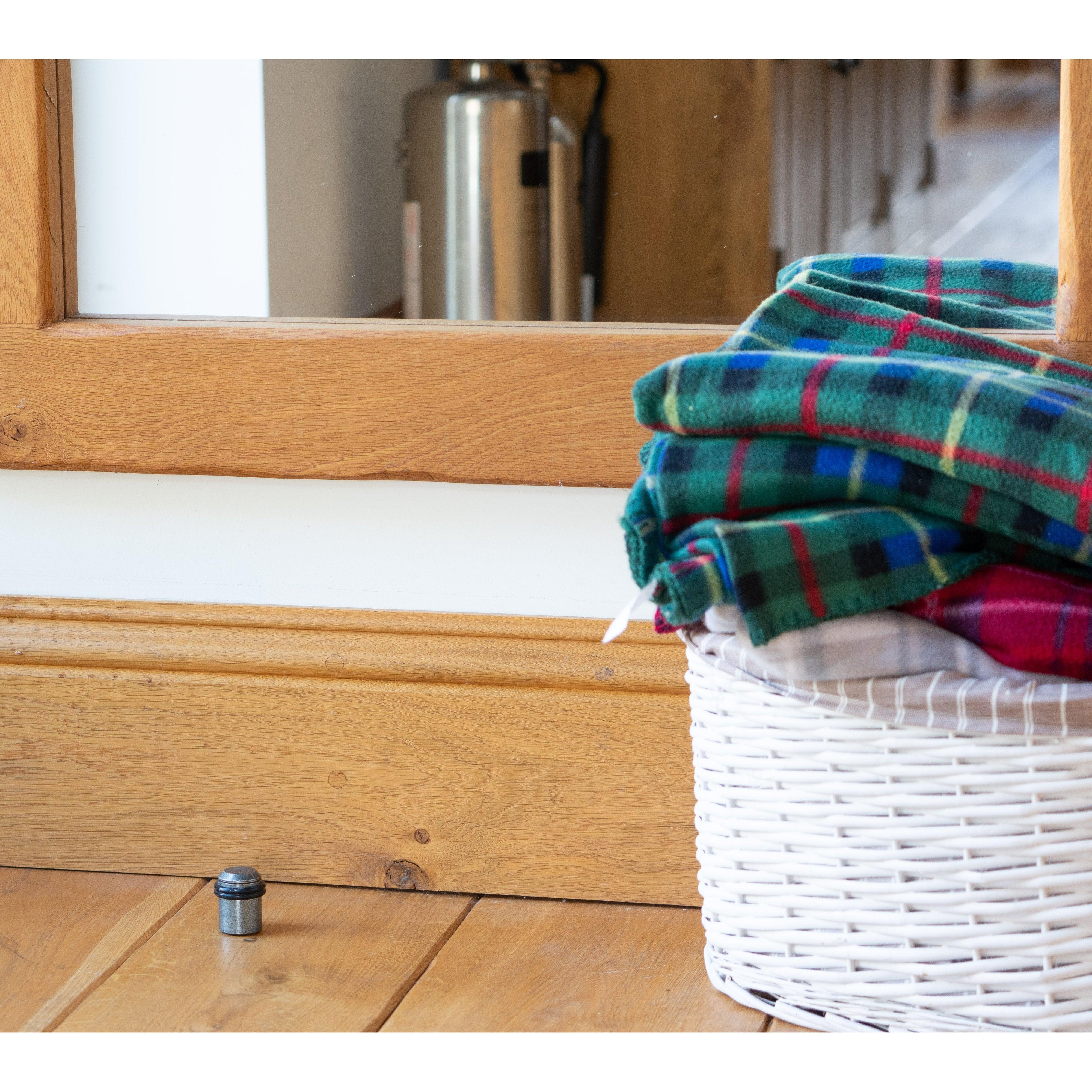 Pewter Floor Mounted Door Stop | From The Anvil-Door Stops-Yester Home