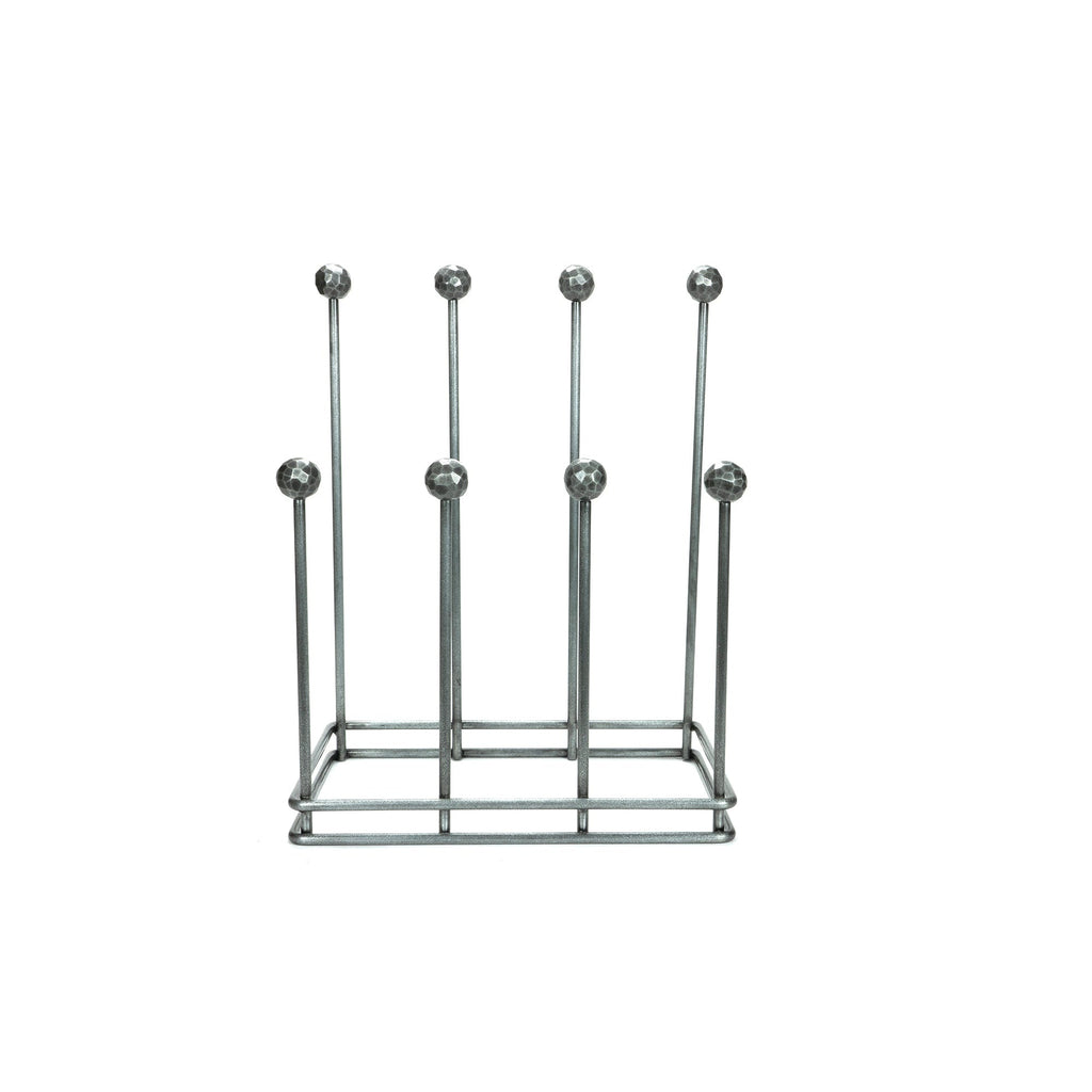 Pewter Four Pair Boot Rack | From The Anvil-Boot Stands & Racks-Yester Home
