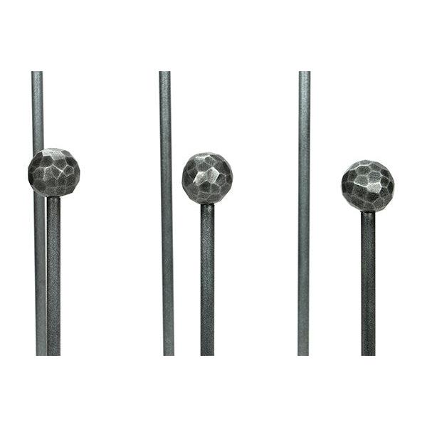 Pewter Four Pair Boot Rack | From The Anvil-Boot Stands & Racks-Yester Home