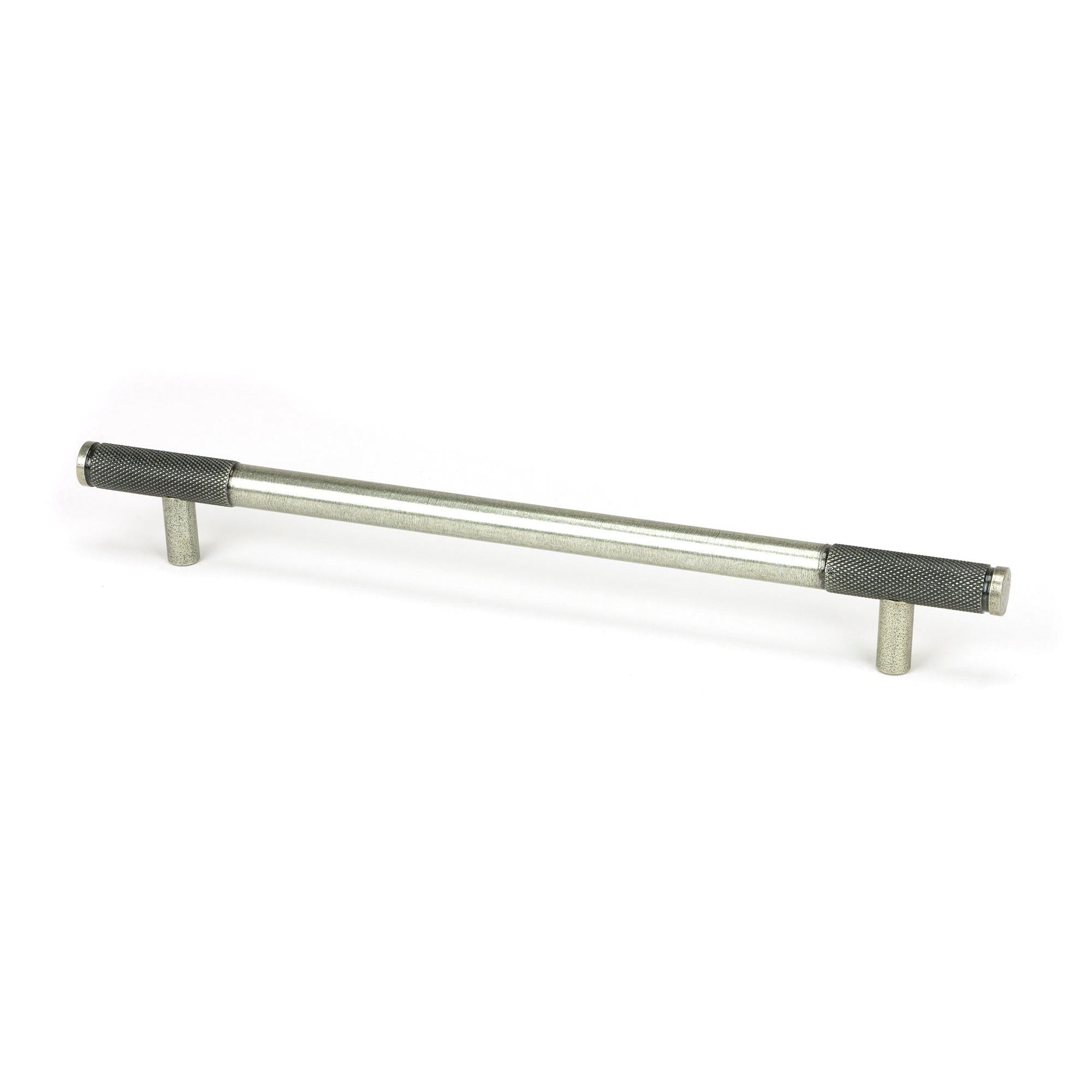 Pewter Half Brompton Pull Handle - Large | From The Anvil - Pull Handles - From The Anvil - Yester Home