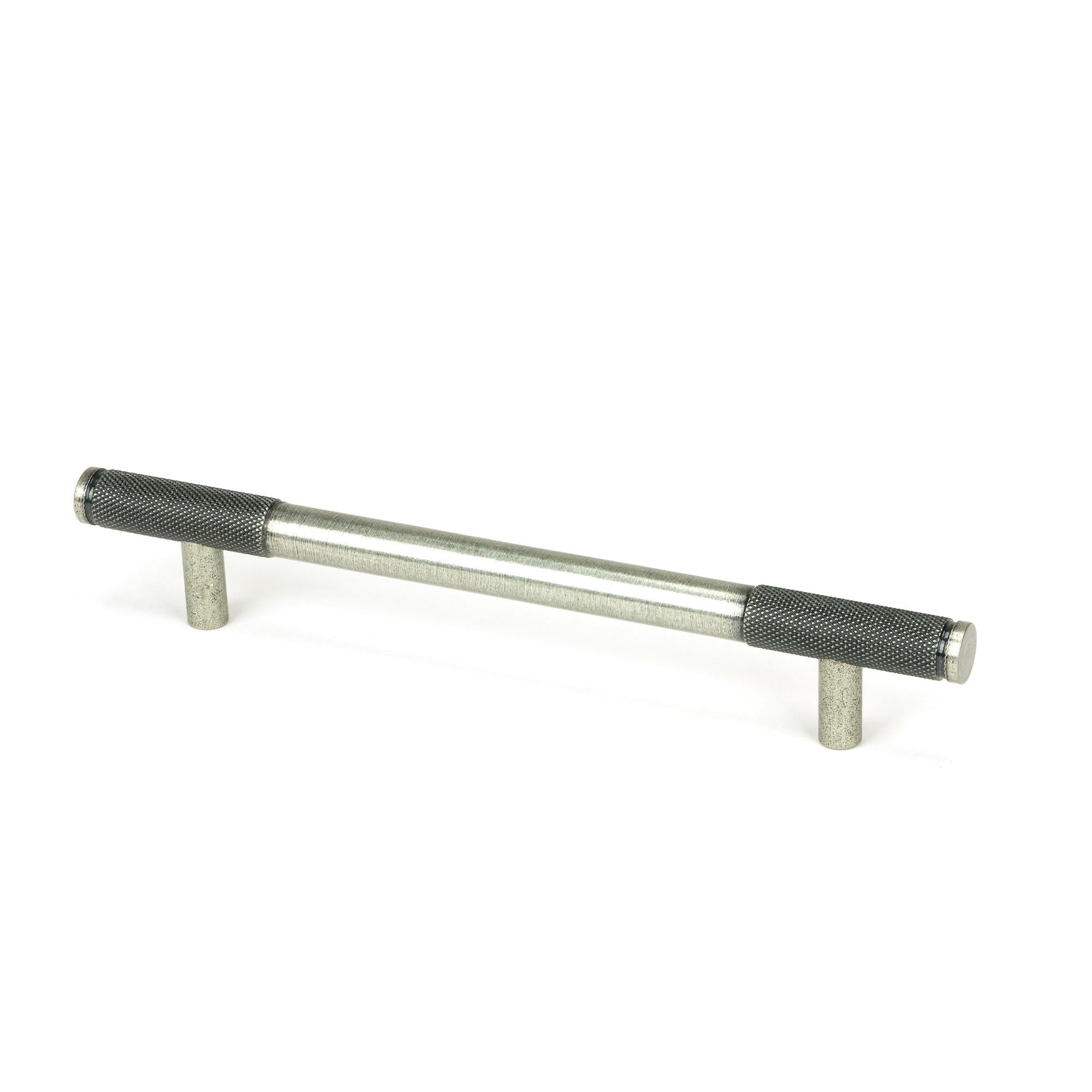 Pewter Half Brompton Pull Handle - Medium | From The Anvil - Pull Handles - From The Anvil - Yester Home