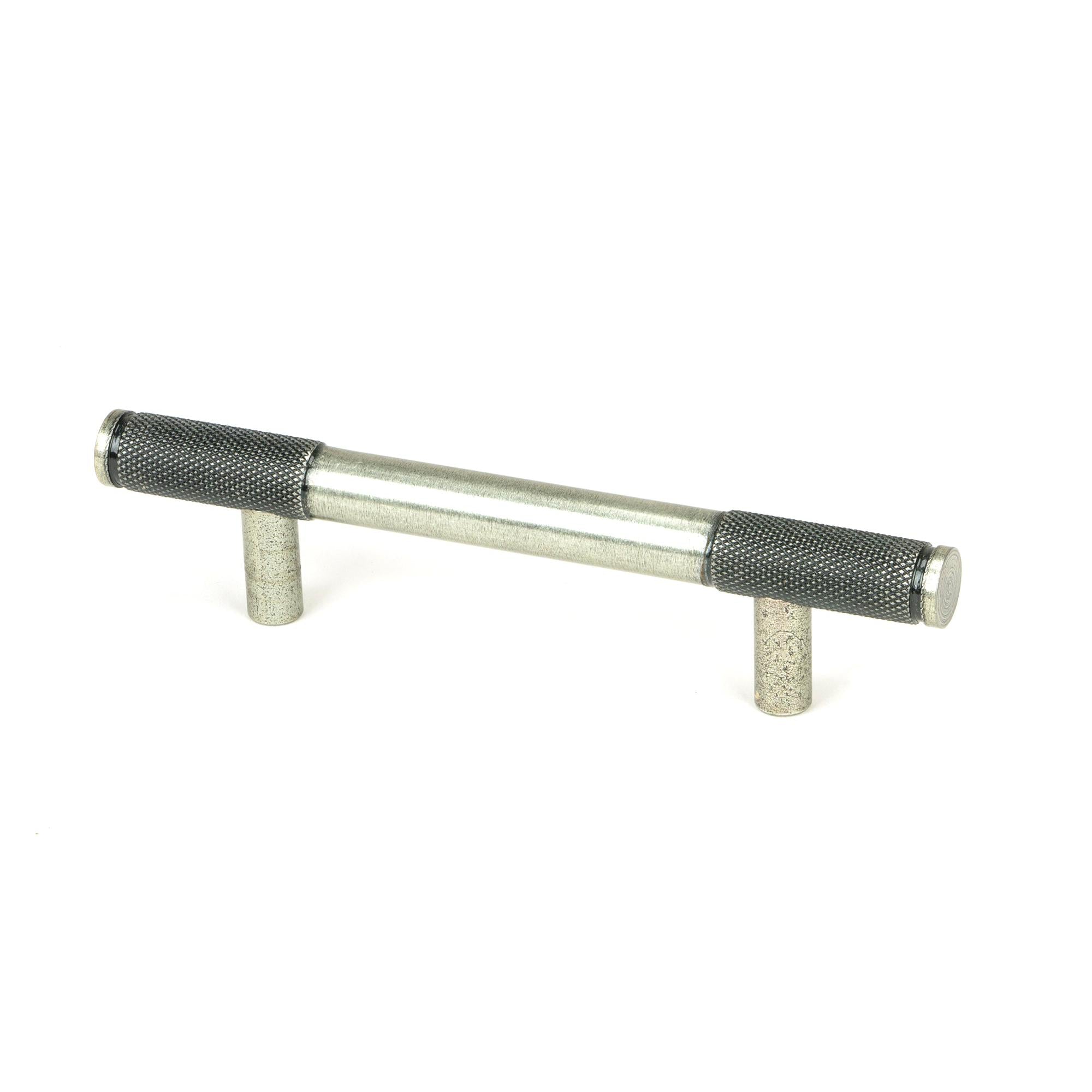 Pewter Half Brompton Pull Handle - Small | From The Anvil - Pull Handles - From The Anvil - Yester Home
