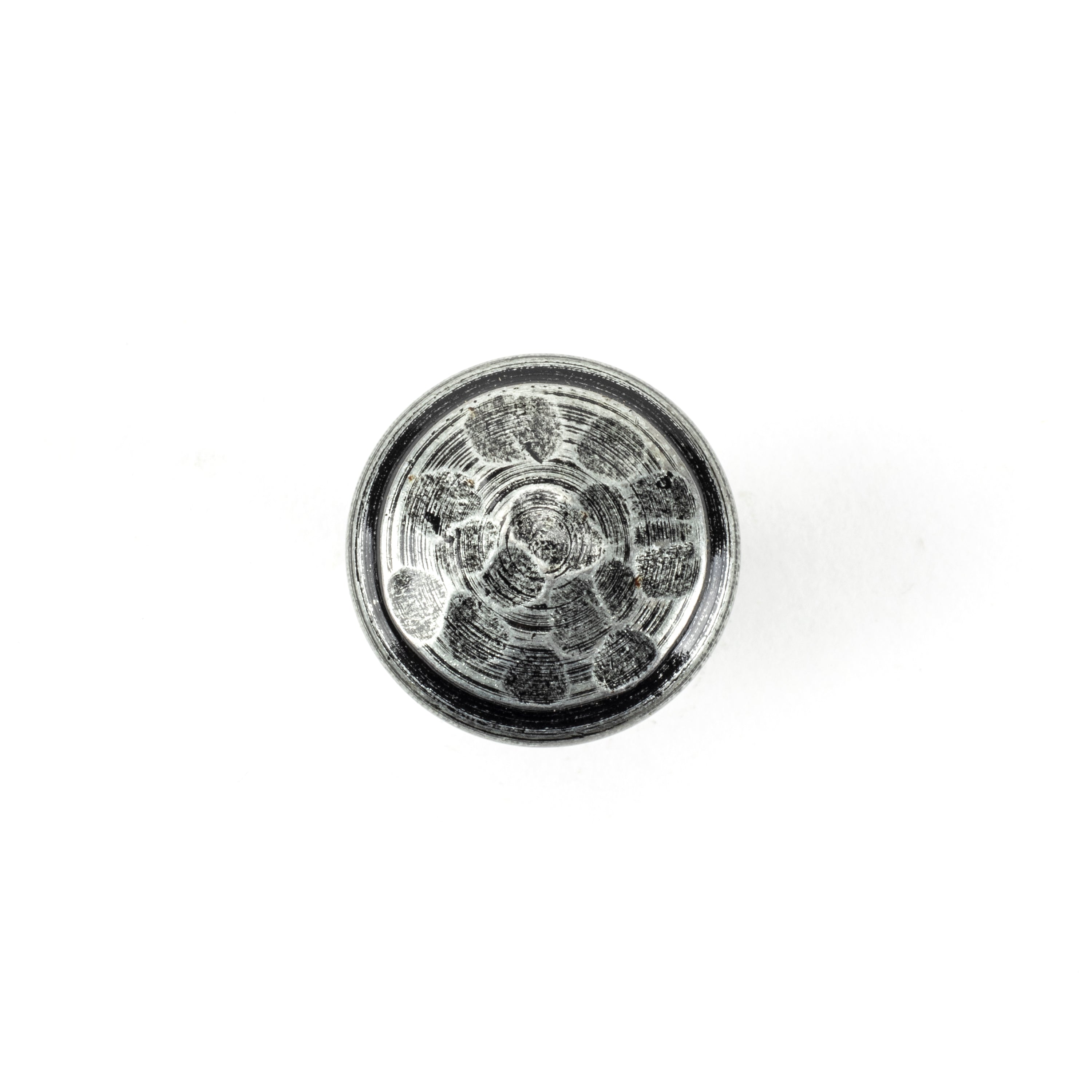 Pewter Hammered Cabinet Knob - Small | From The Anvil-Cabinet Knobs-Yester Home