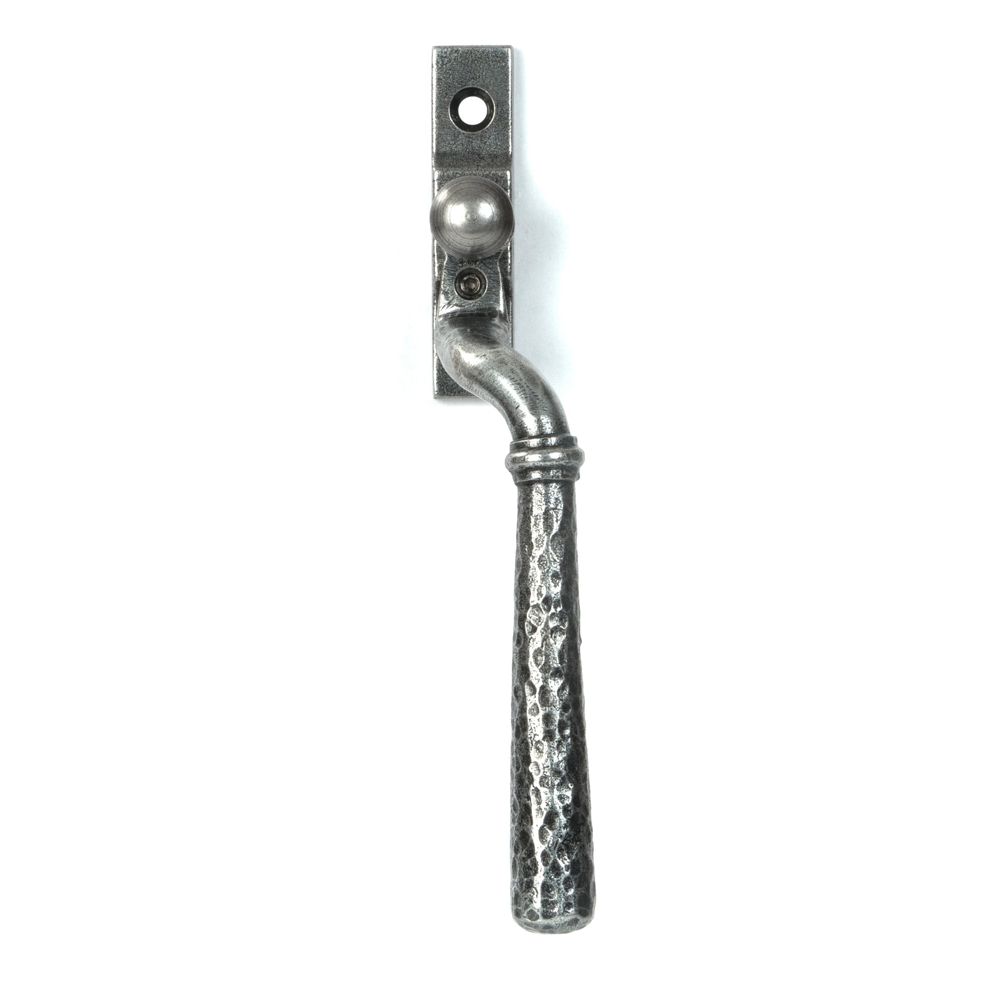 Pewter Hammered Newbury Espag - RH | From The Anvil-Espag. Fasteners-Yester Home