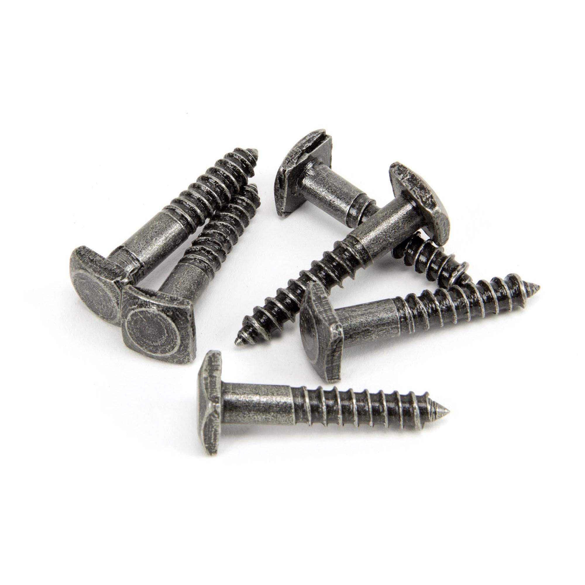 Pewter Lagg Bolt for Cottage Latch (6) | From The Anvil - Screws & Bolts - From The Anvil - Yester Home