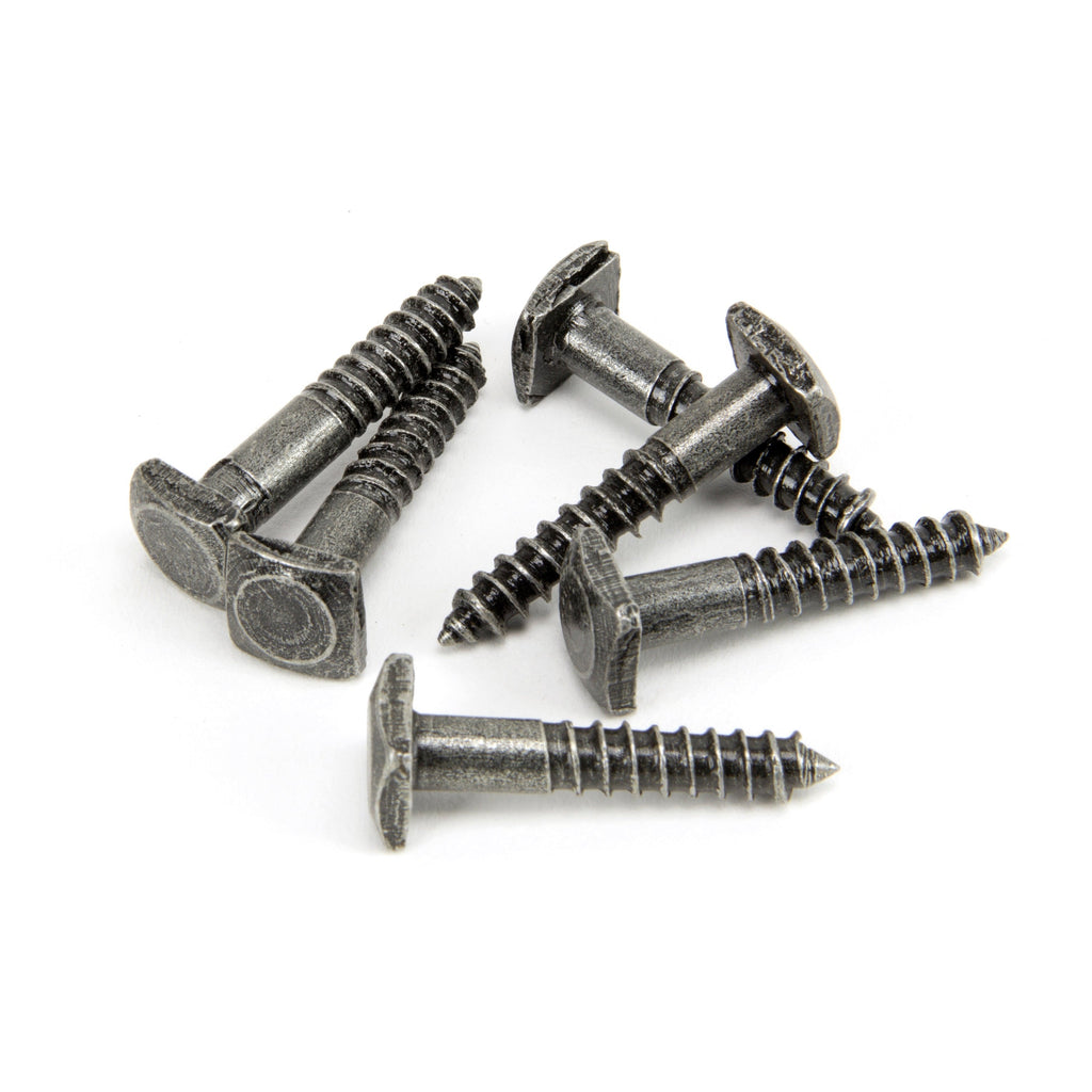 Pewter Lagg Bolt for Cottage Latch (6) | From The Anvil-Screws & Bolts-Yester Home