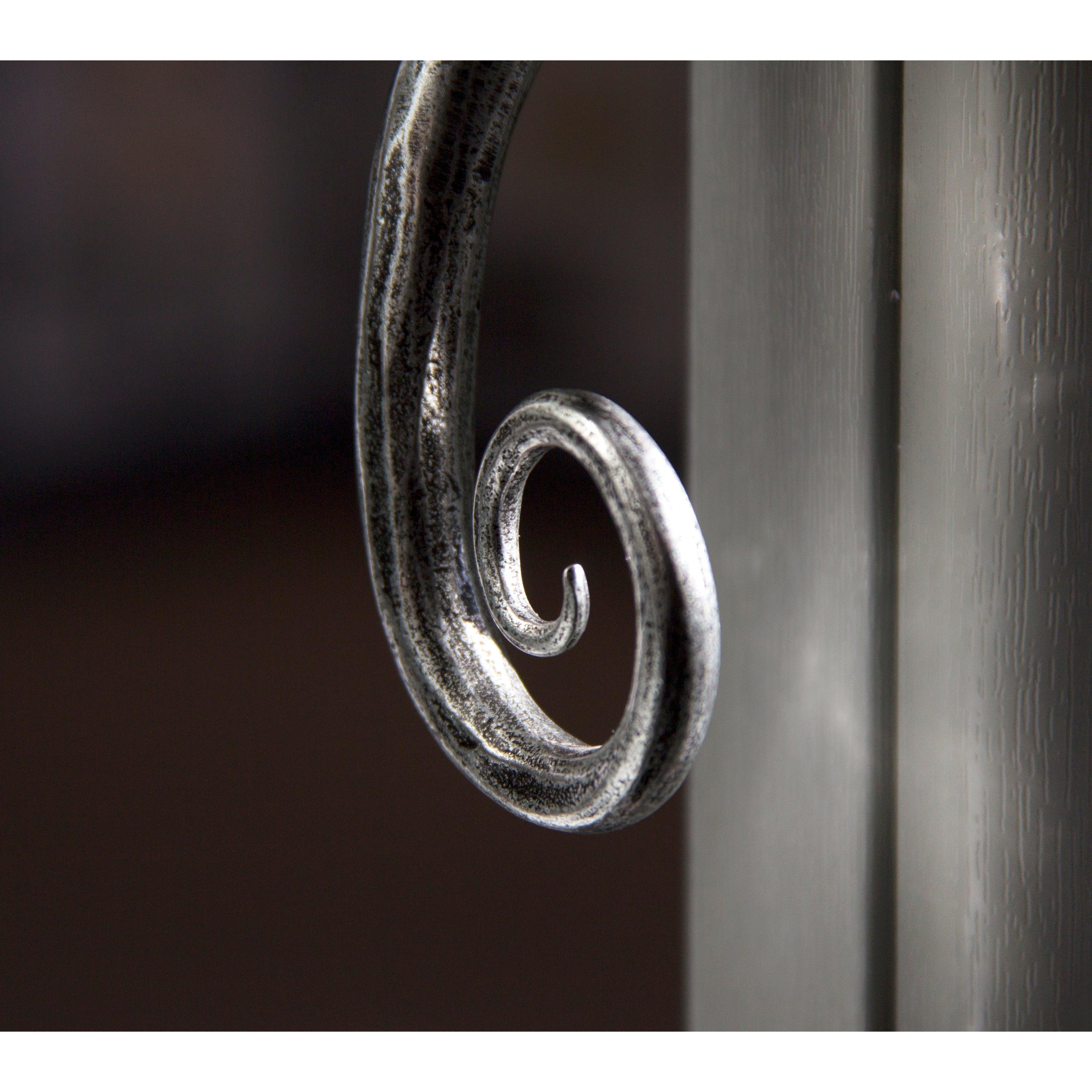 Pewter Large 16mm Monkeytail Espag - RH | From The Anvil-Espag. Fasteners-Yester Home